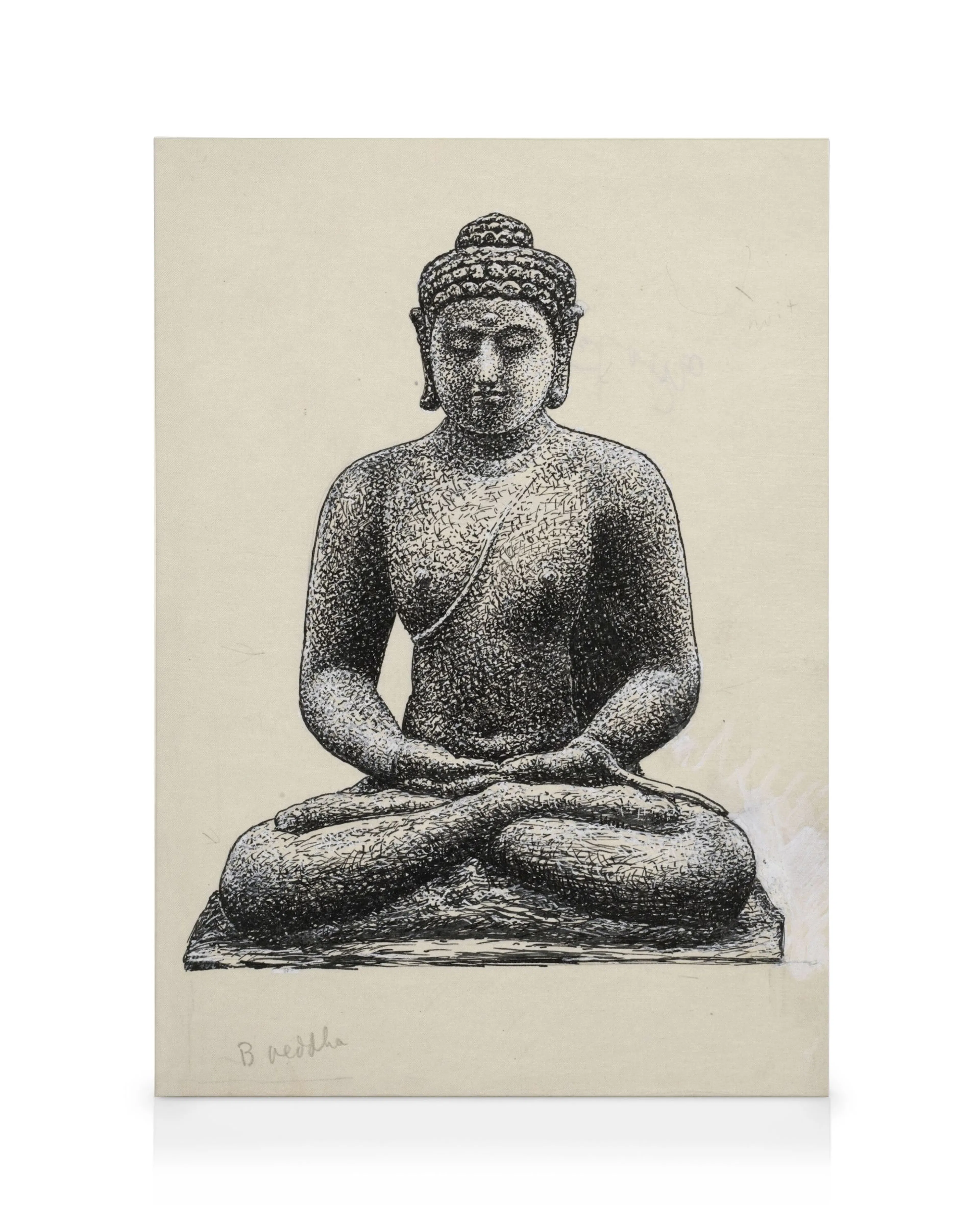 Leo Gestel - Buddha on the Borobudur Toile 0