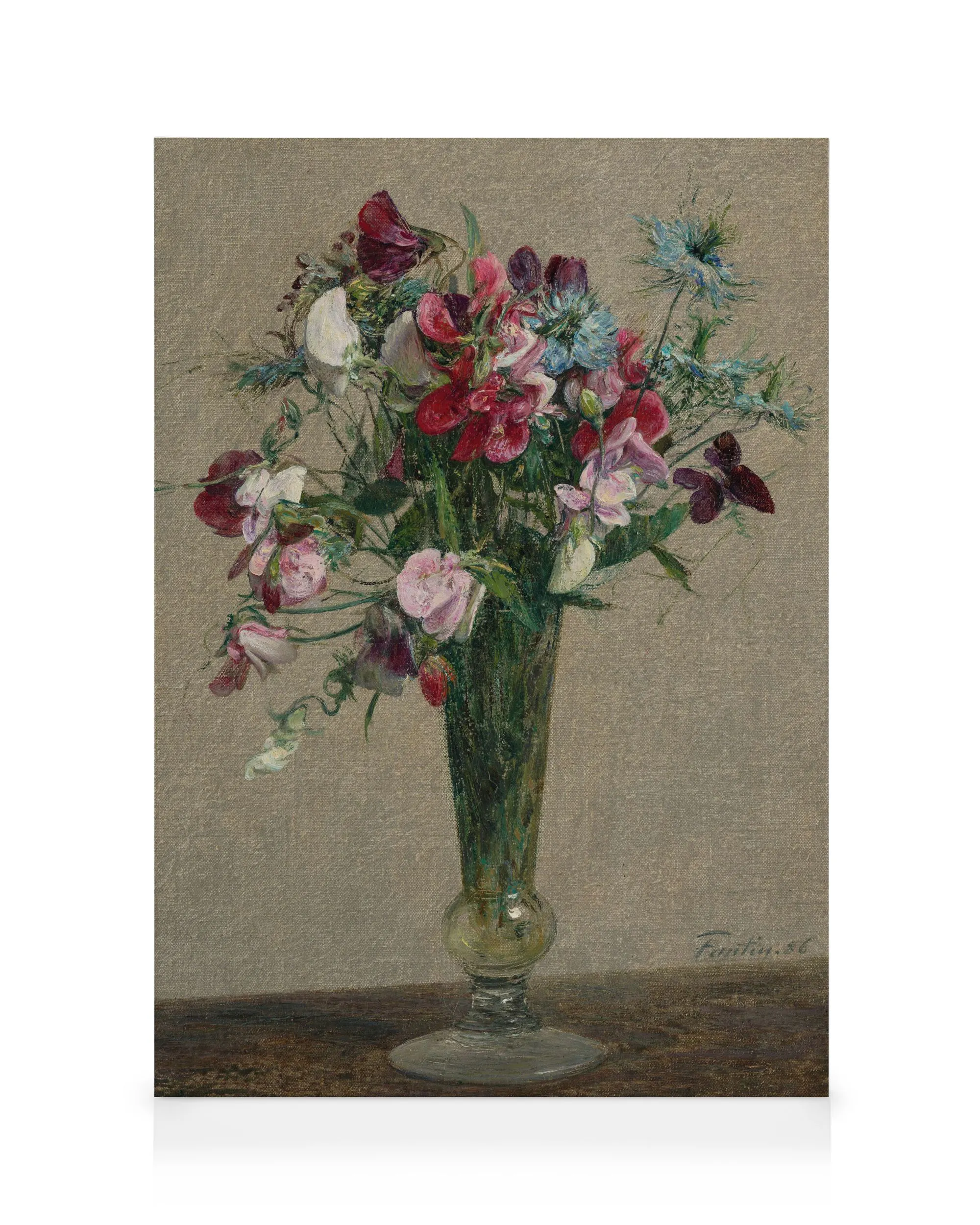 Henri Fantin-Latour - Pois de Senteur et Nigelle Toile 0