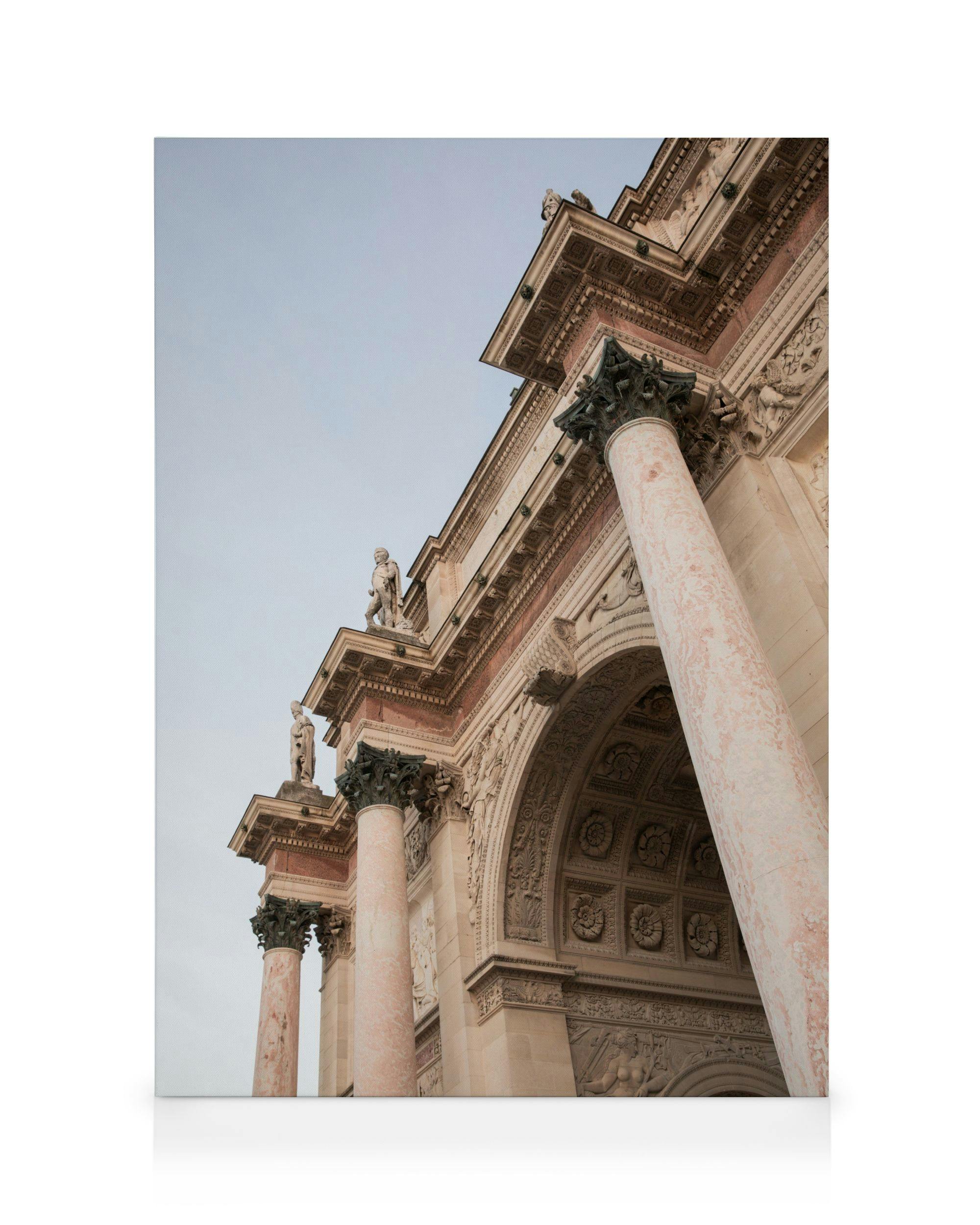 Canvas Prints - Roman Architecture Canvas print (70x100 cm - Oak Frame) - Poster Store