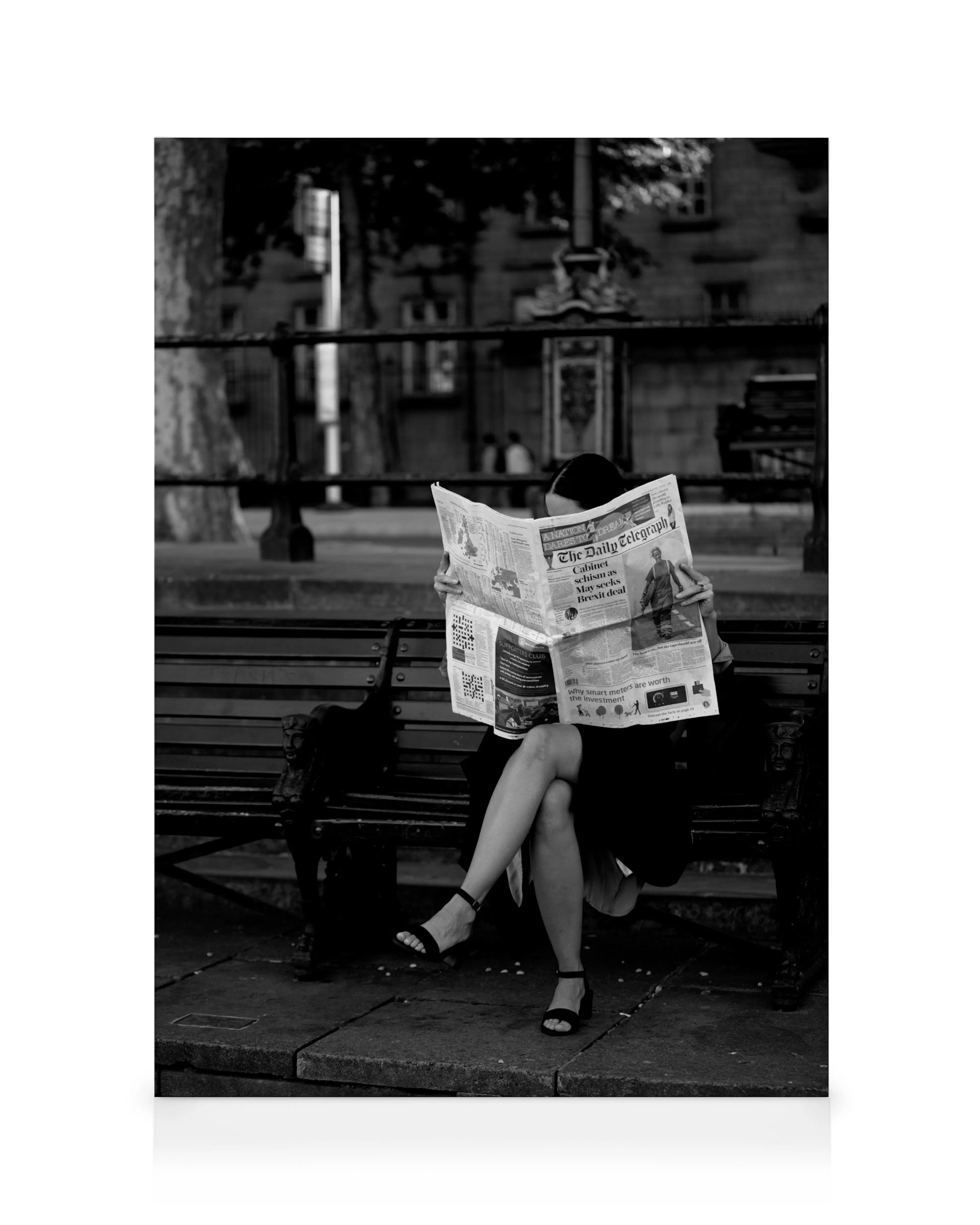 Lecture du Journal Toile 0