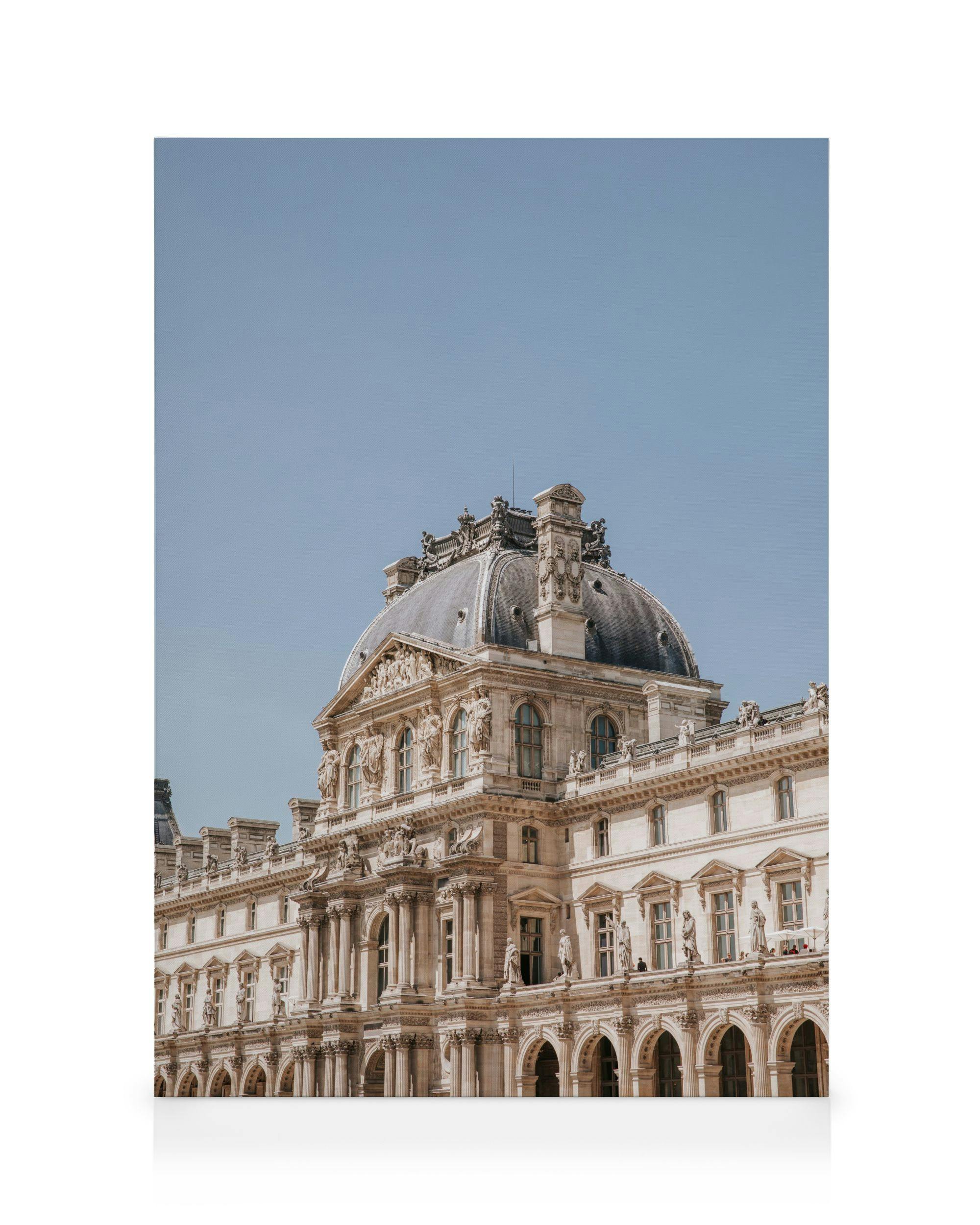 Canvas Prints - Paris Architecture Canvas print (70x100 cm - Black Frame) - Poster Store