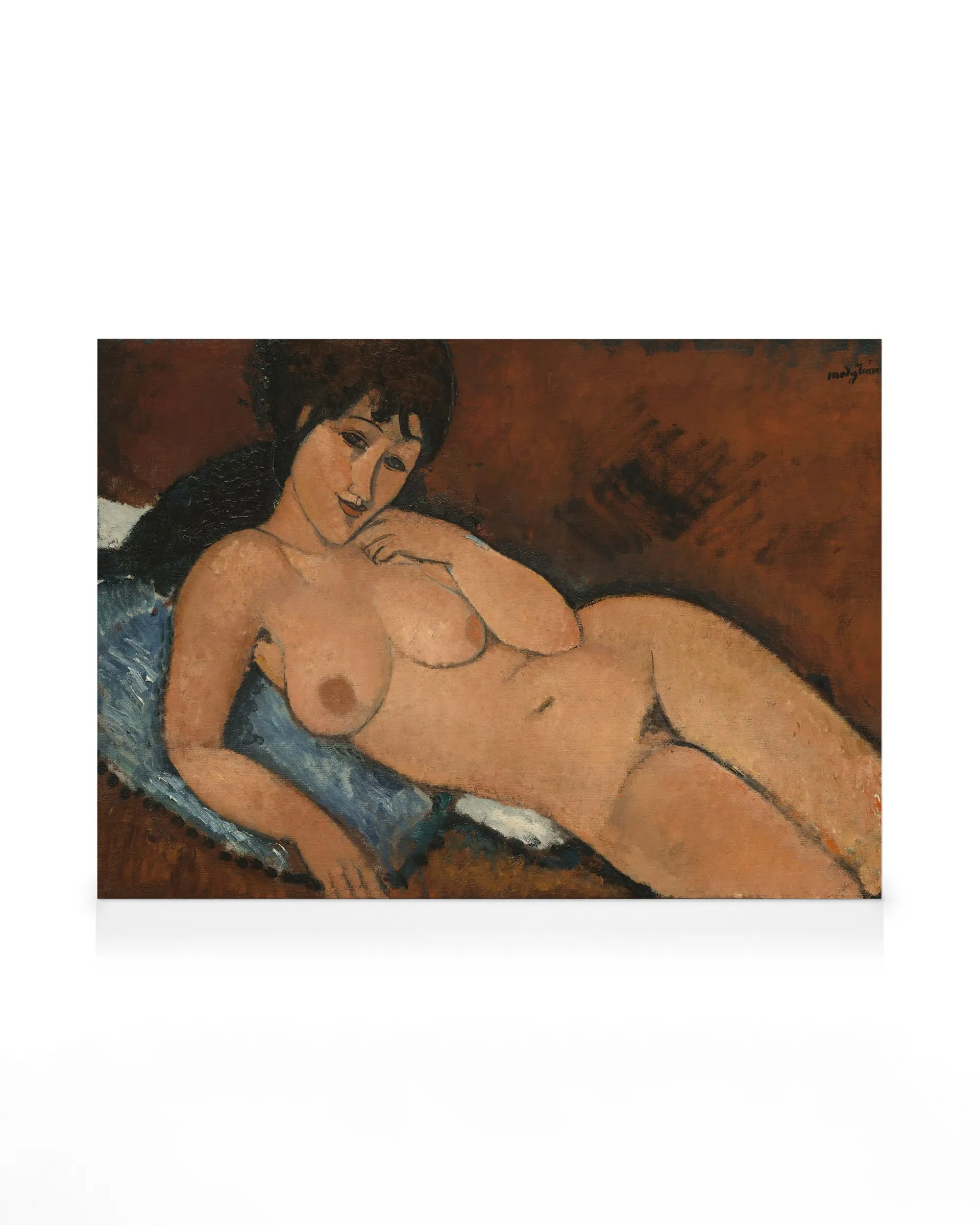 Amedeo Modigliani - Nu sur un Coussin Bleu Toile 0