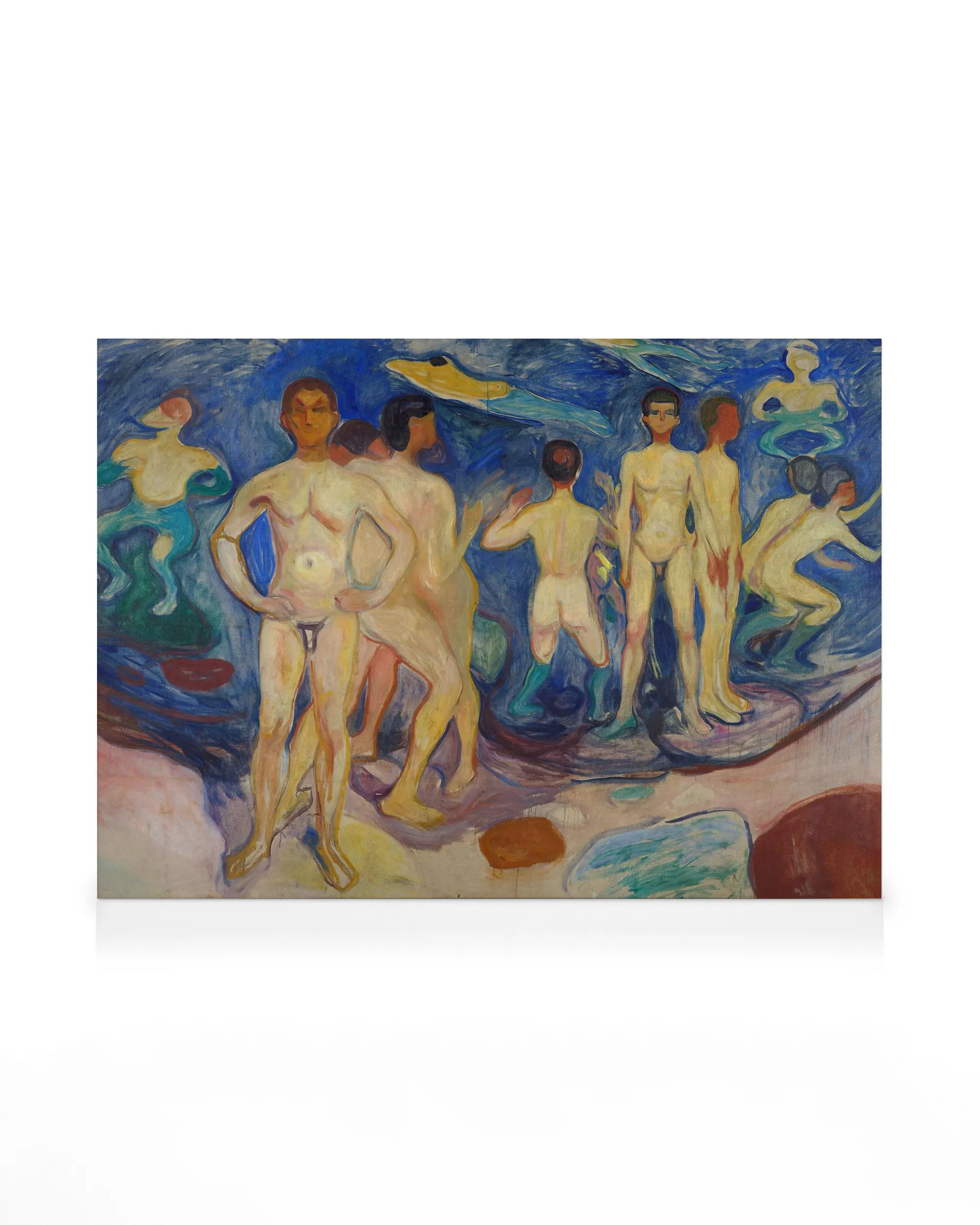 Edvard Munch - Bathing Young Men Canvas print 0
