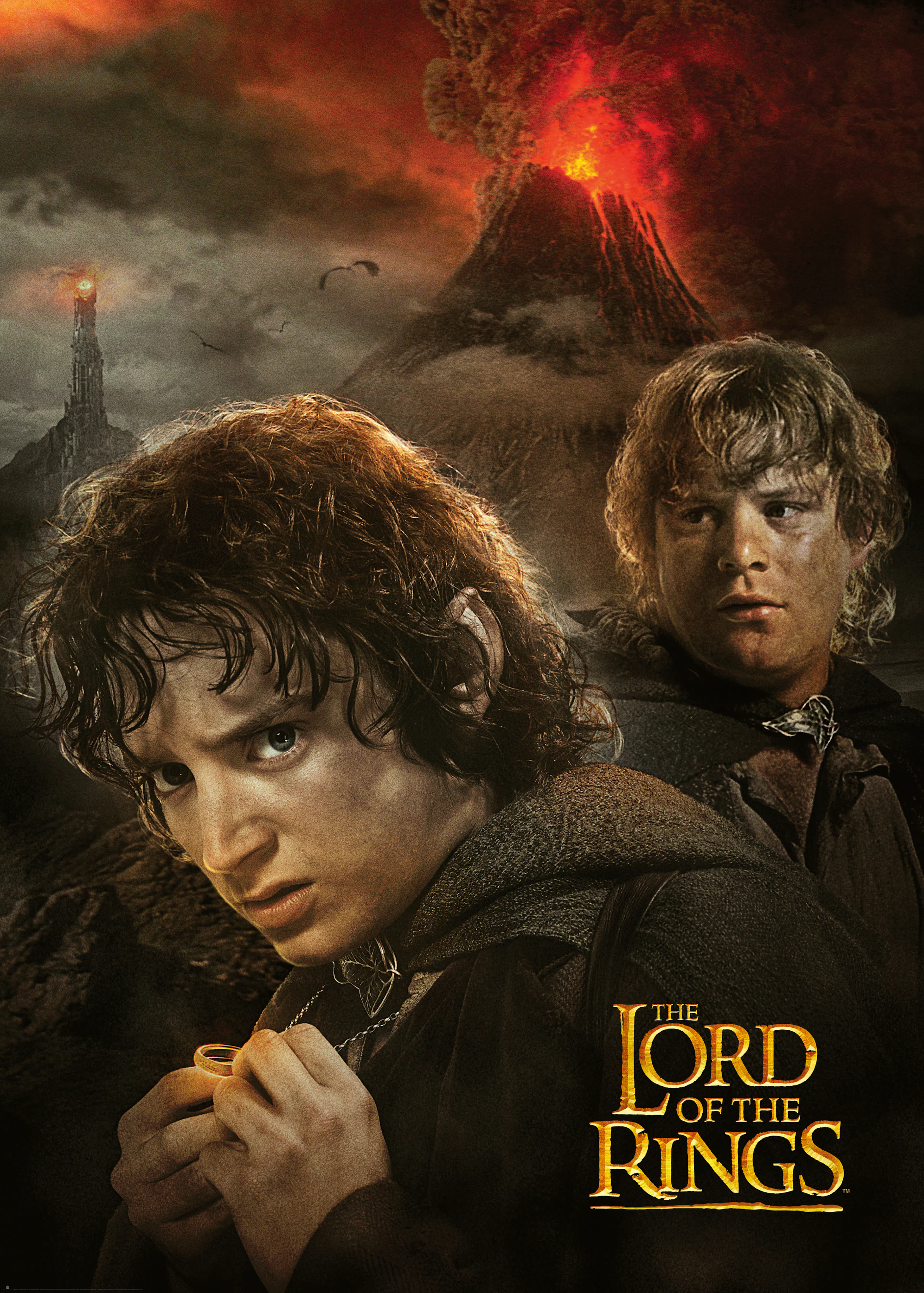 El Señor de los Anillos - Frodo Sam Mordor Póster 0
