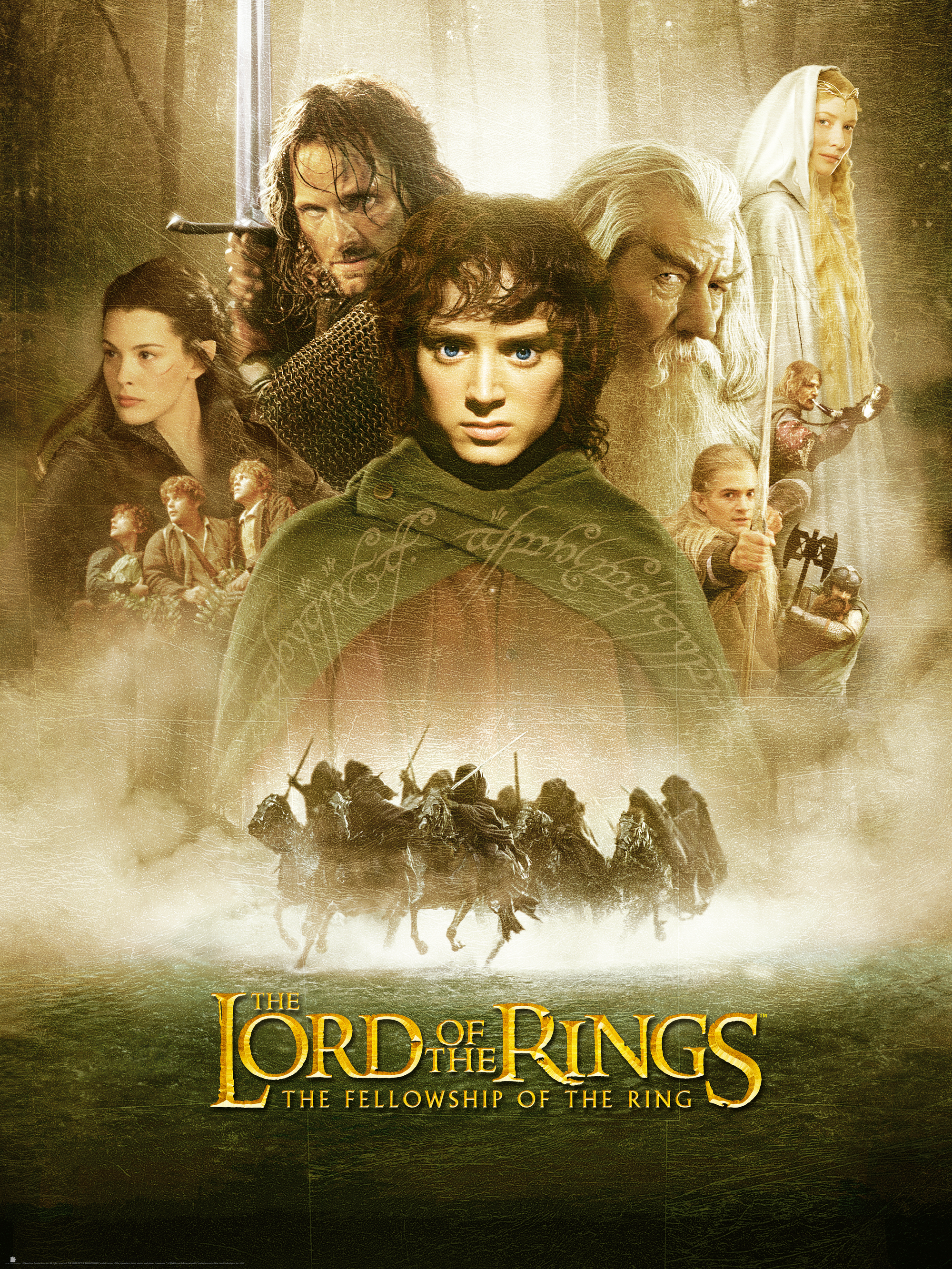 ロード・オブ・ザ・リング 旅の仲間 特別拡張版 DVD 4巻セット匿名配送 ロード・オブ・ザ・リング/旅の仲間 ポスター