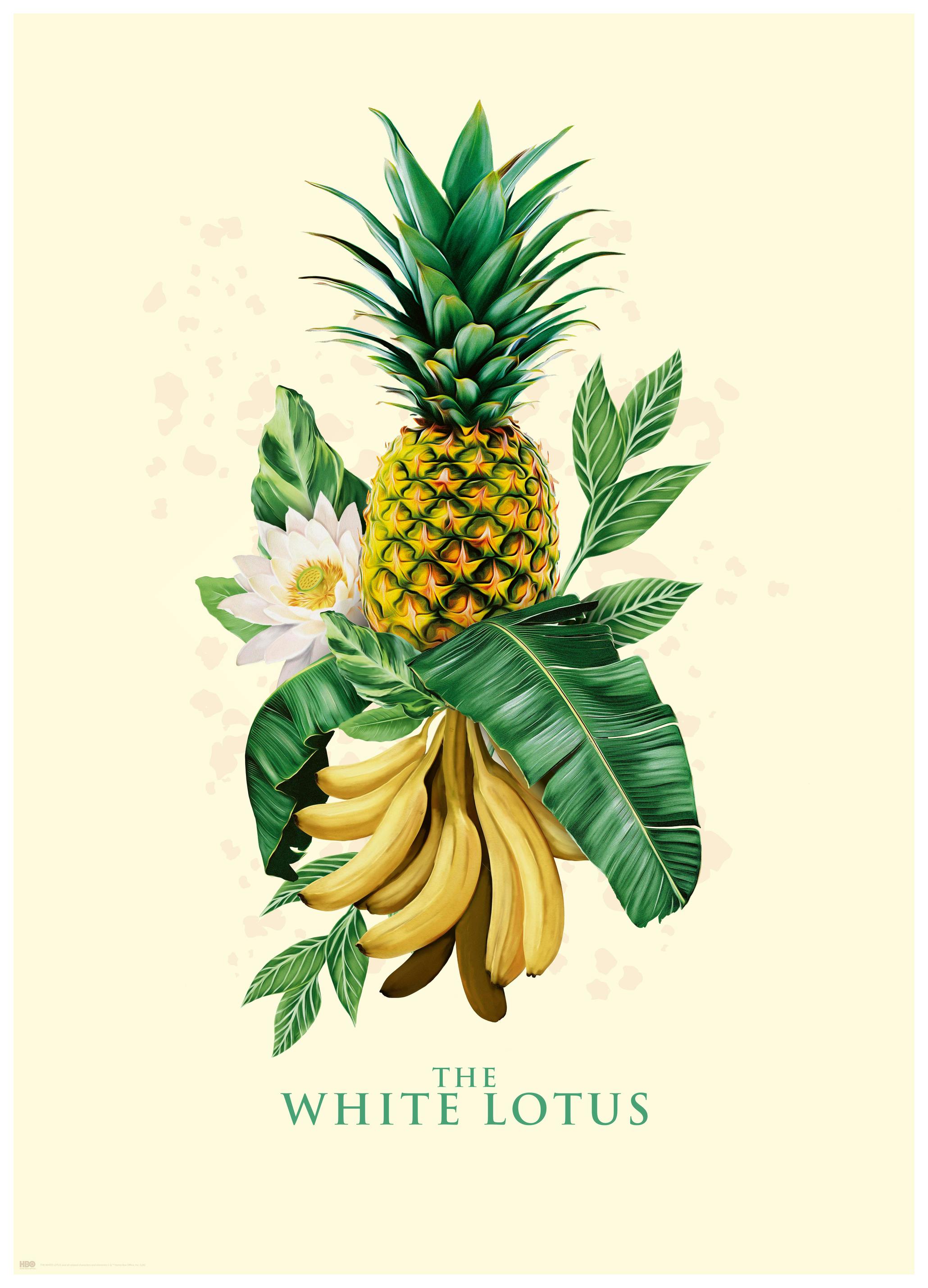 The White Lotus™ - Ananas Poster (50x70 cm) - Poster Store