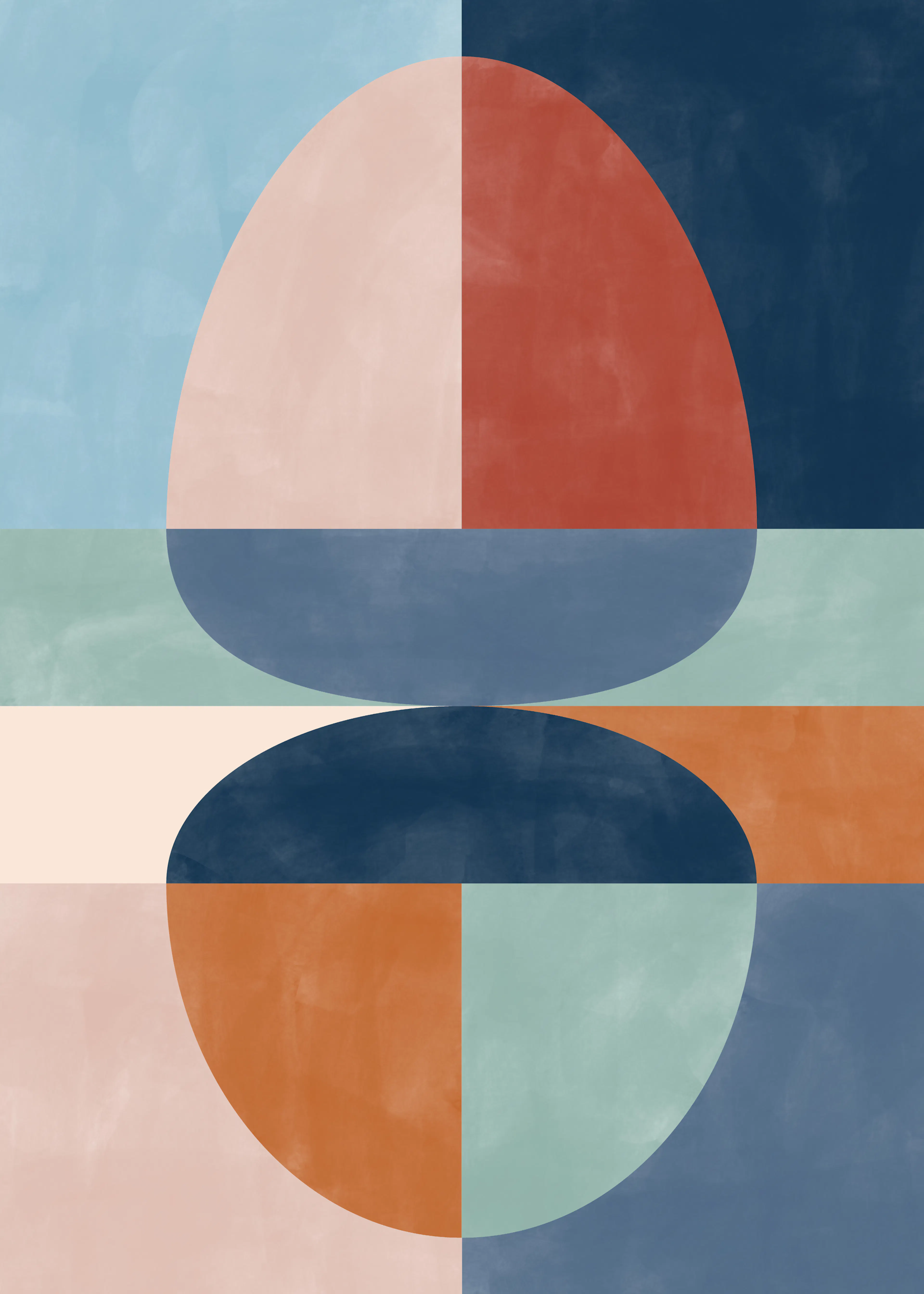 Elena Ristova - Equilibrio Geométrico Apagado Póster 0