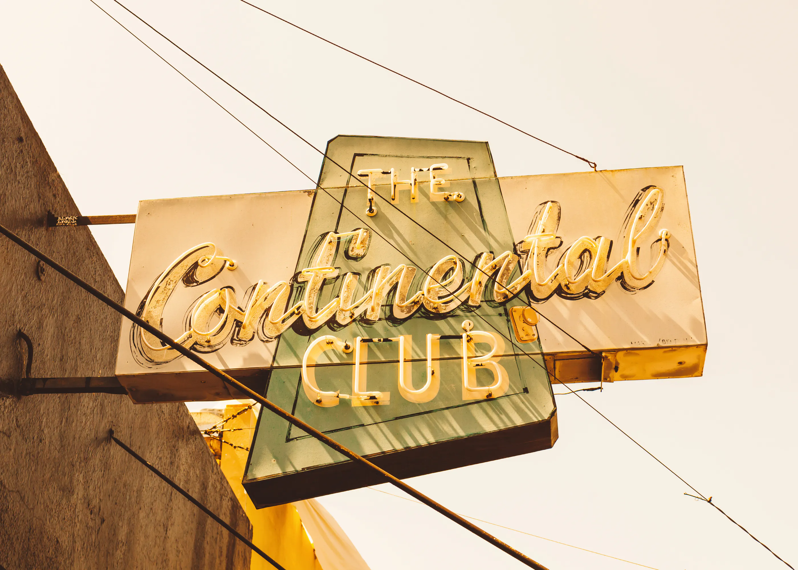 Bethany Young - Letrero de Neón del Club Vintage Póster 0