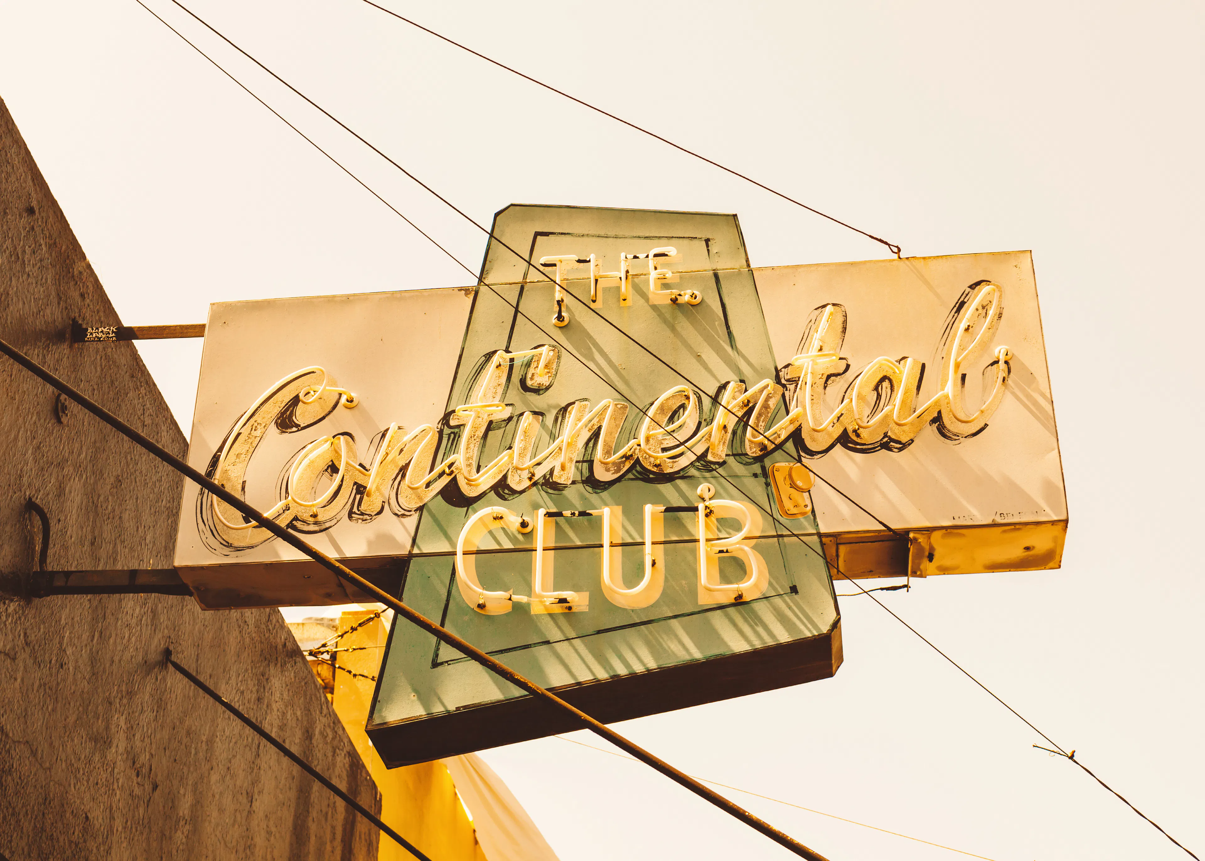 Bethany Young - Letrero de Neón del Club Vintage Póster 0