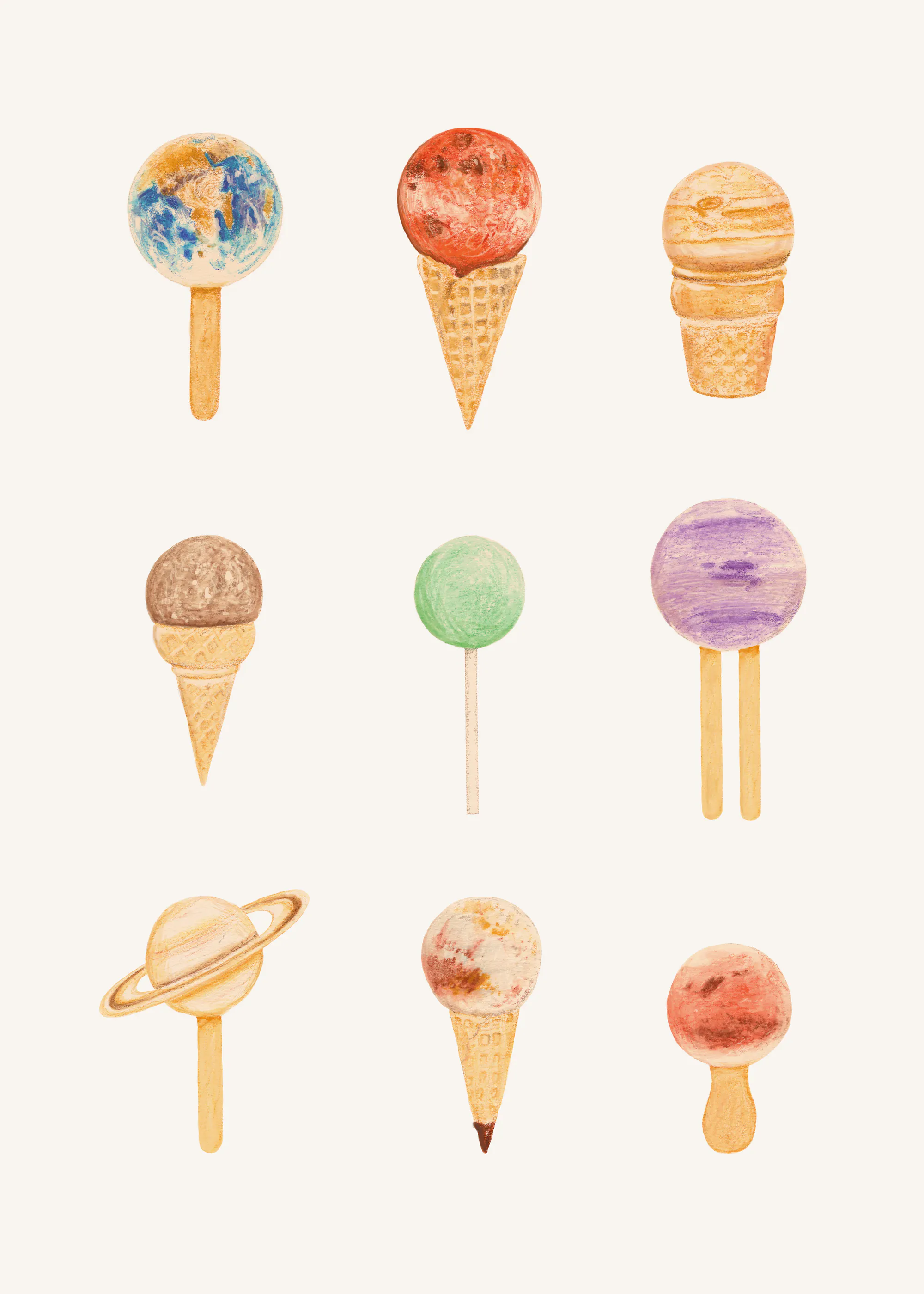 Florent Bodart - Planet Desserts Poster 0