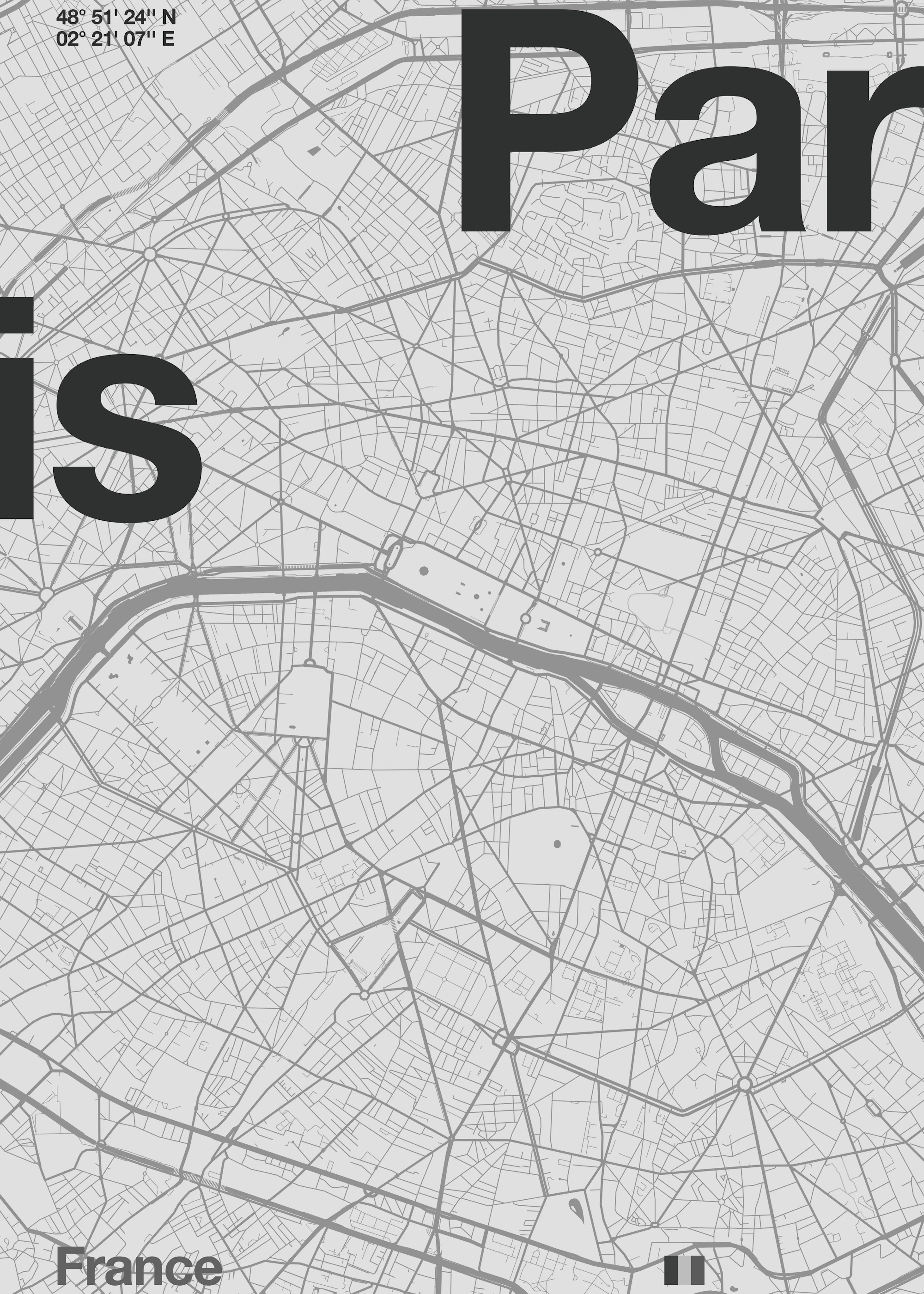 Florent Bodart - Mapa de París Póster 0