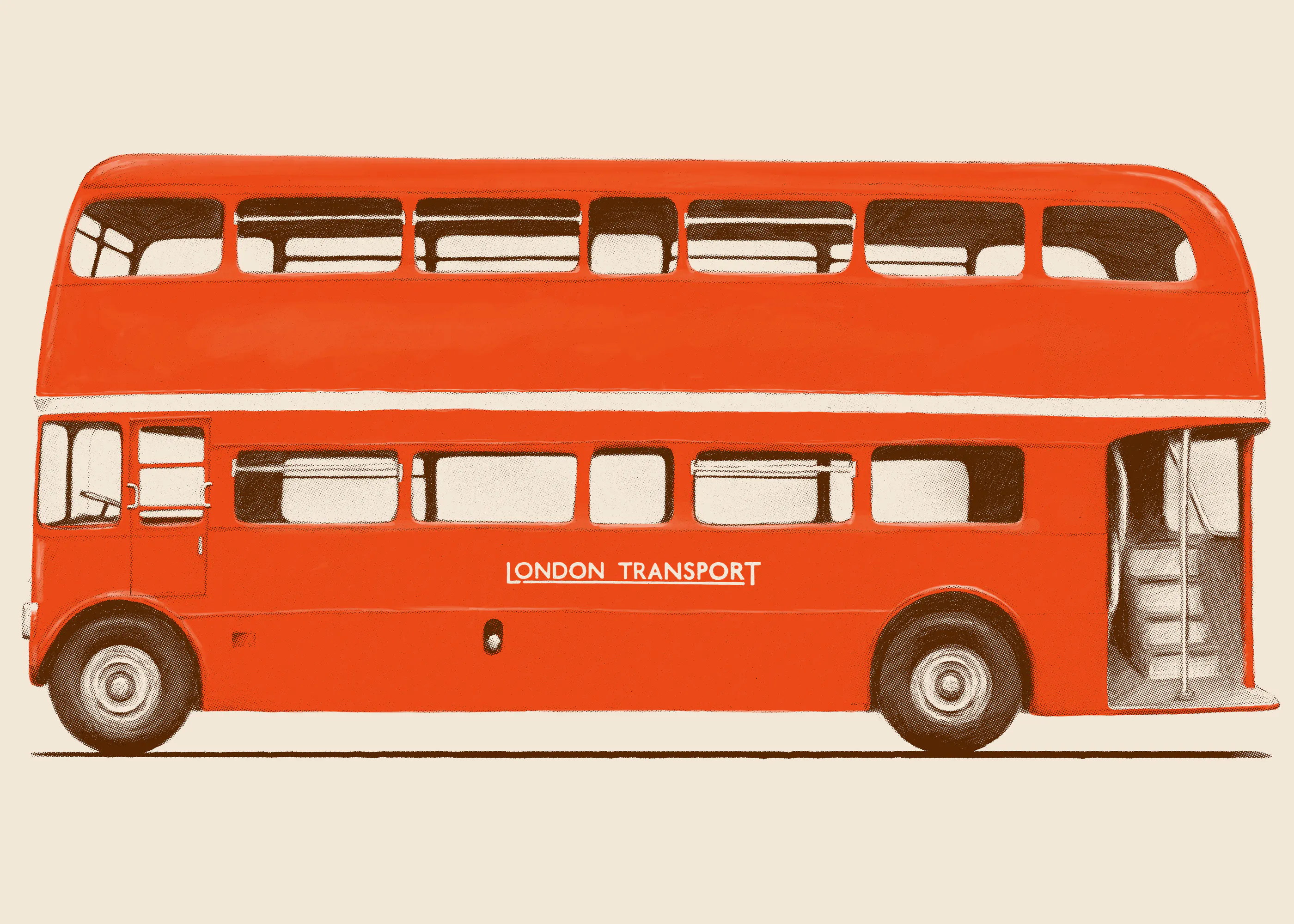 Florent Bodart - Londoni Emeletes Busz Poszter 0