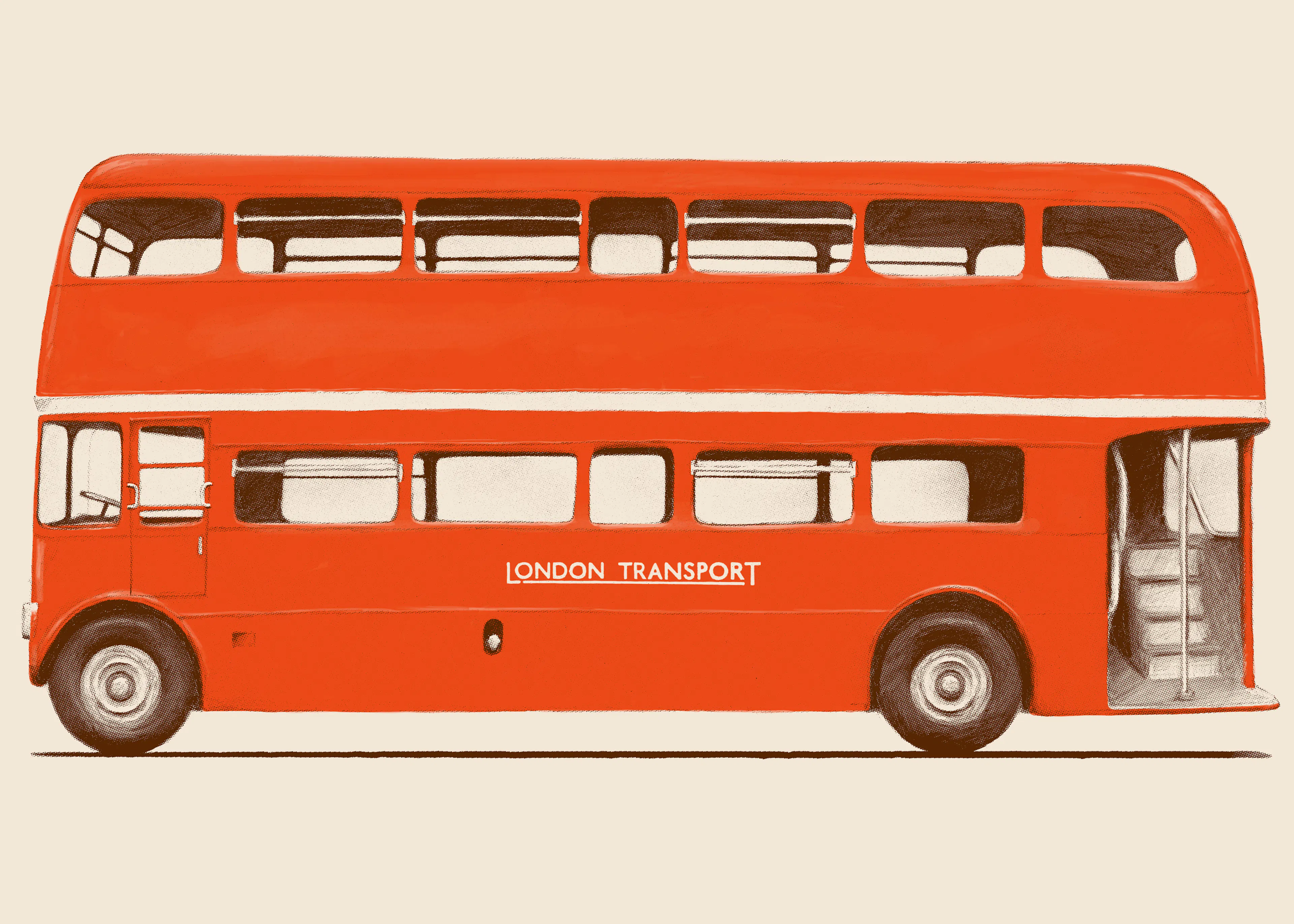 Florent Bodart - Londoni Emeletes Busz Poszter 0