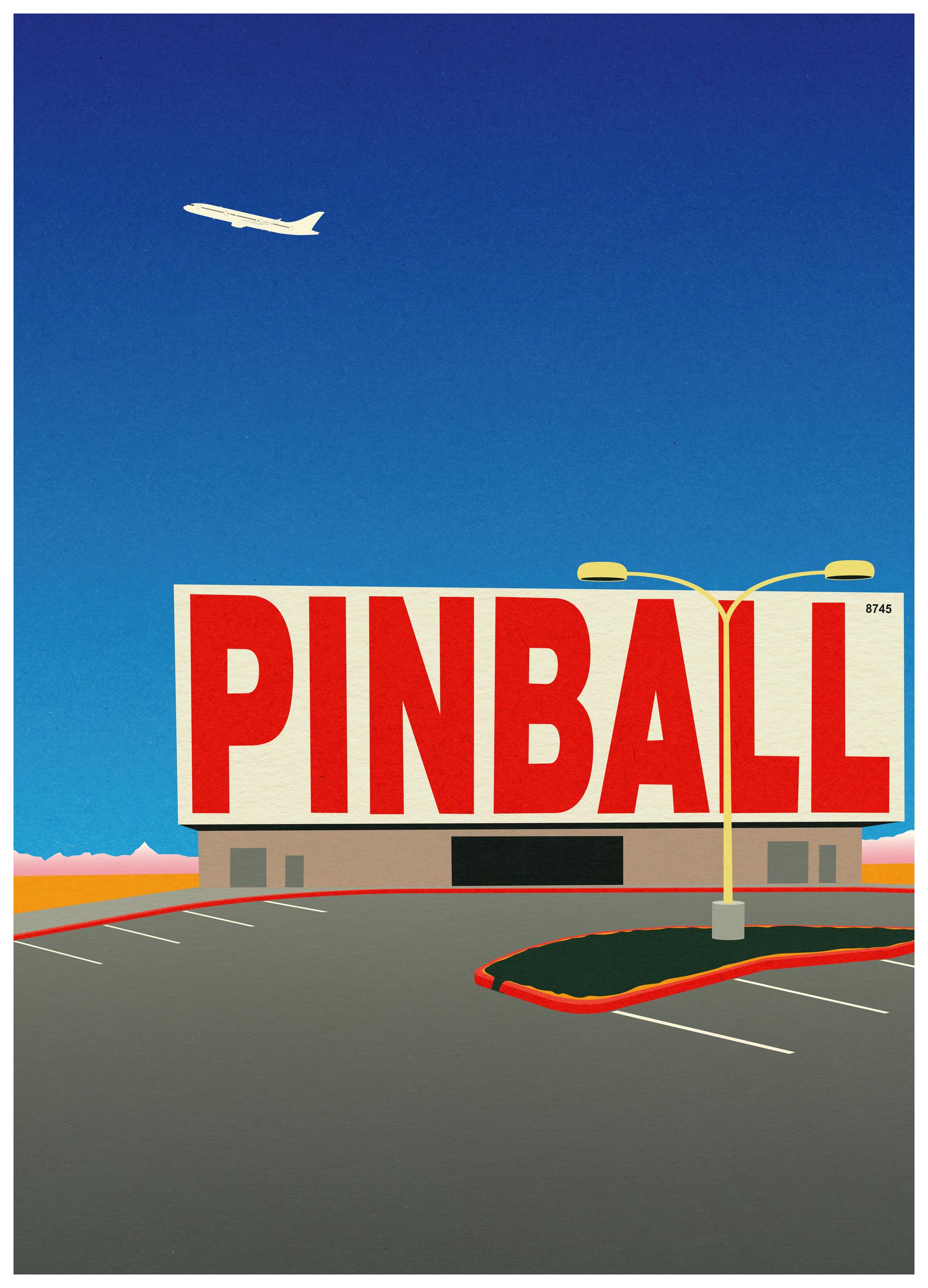 Rosi Feist - Las Vegas Pinball Affiche (100x150 cm) - Poster Store