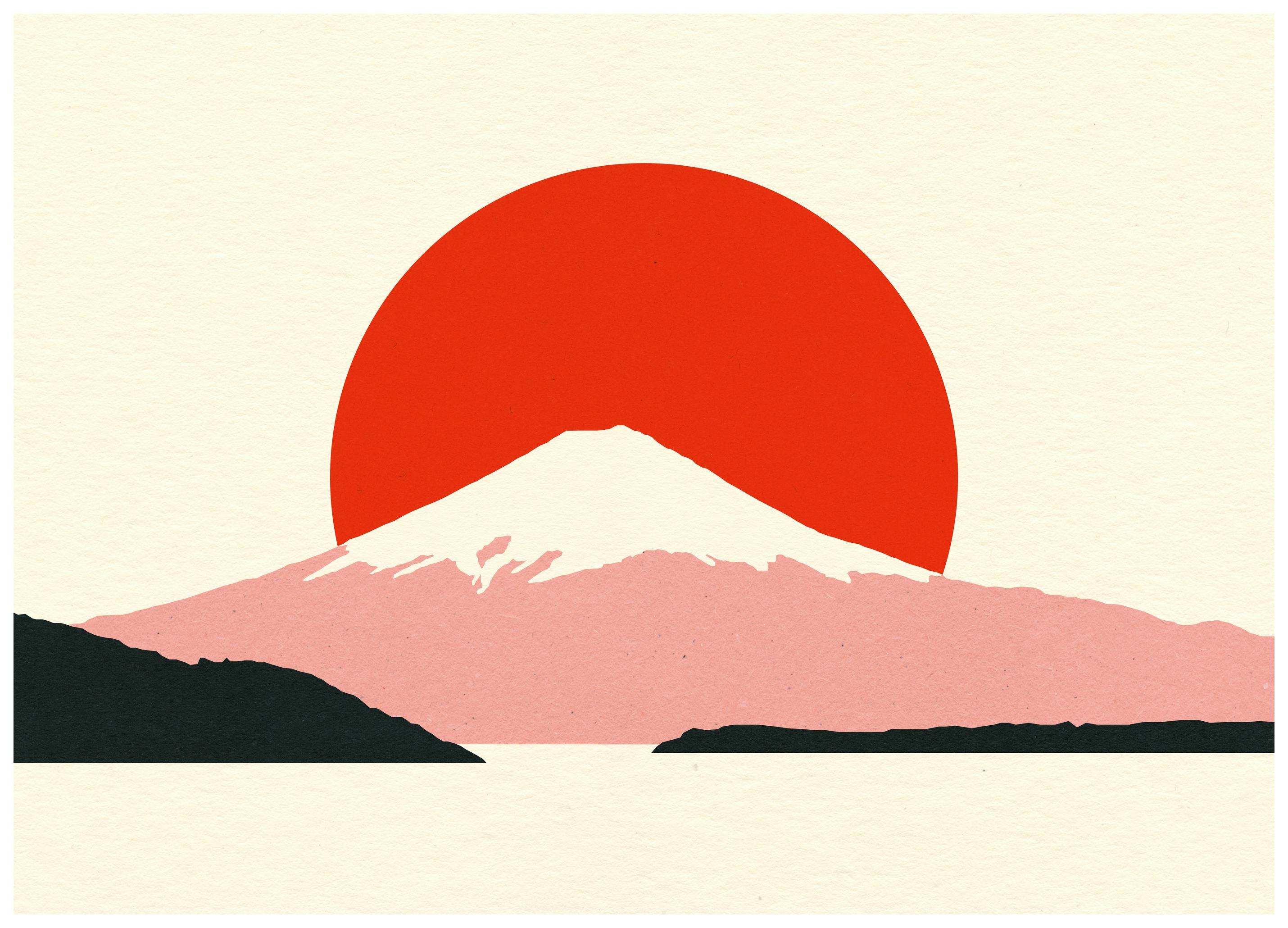 Rosi Feist - Fuji Sun Plakat (21x30 cm) - Poster Store