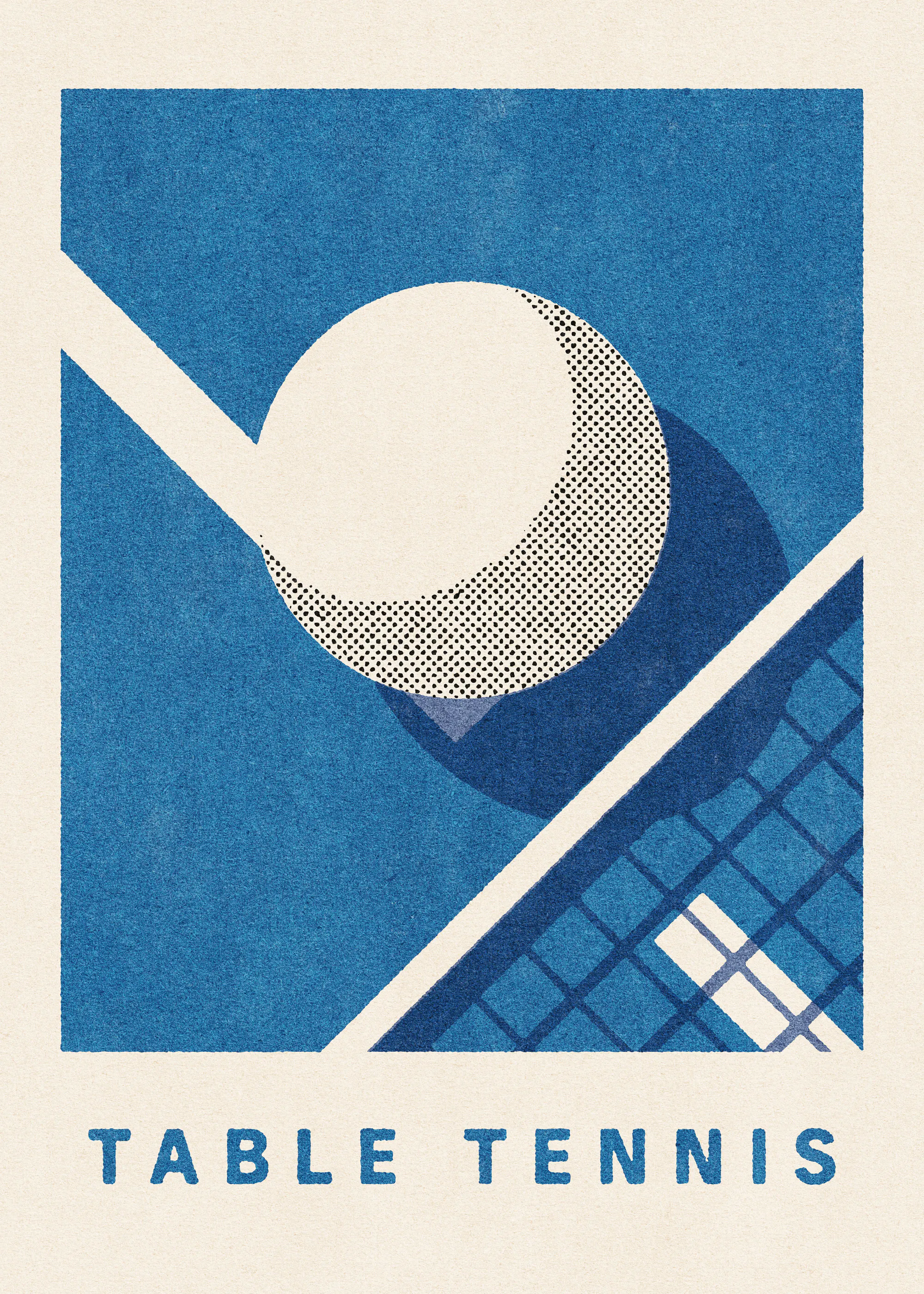 Daniel Coulmann - Tennis de Table Graphique Poster 0