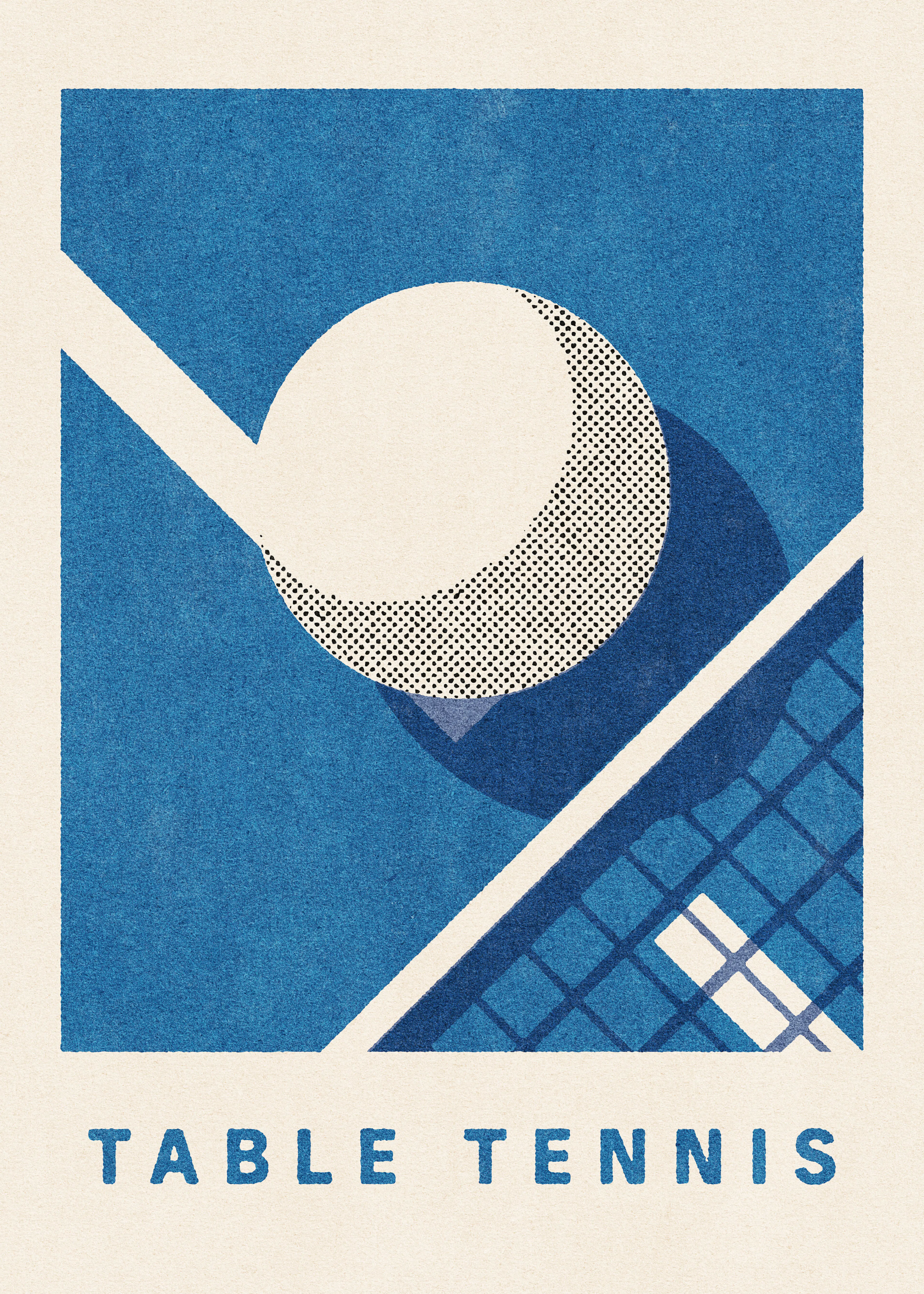 Daniel Coulmann - Tennis de Table Graphique Poster 0