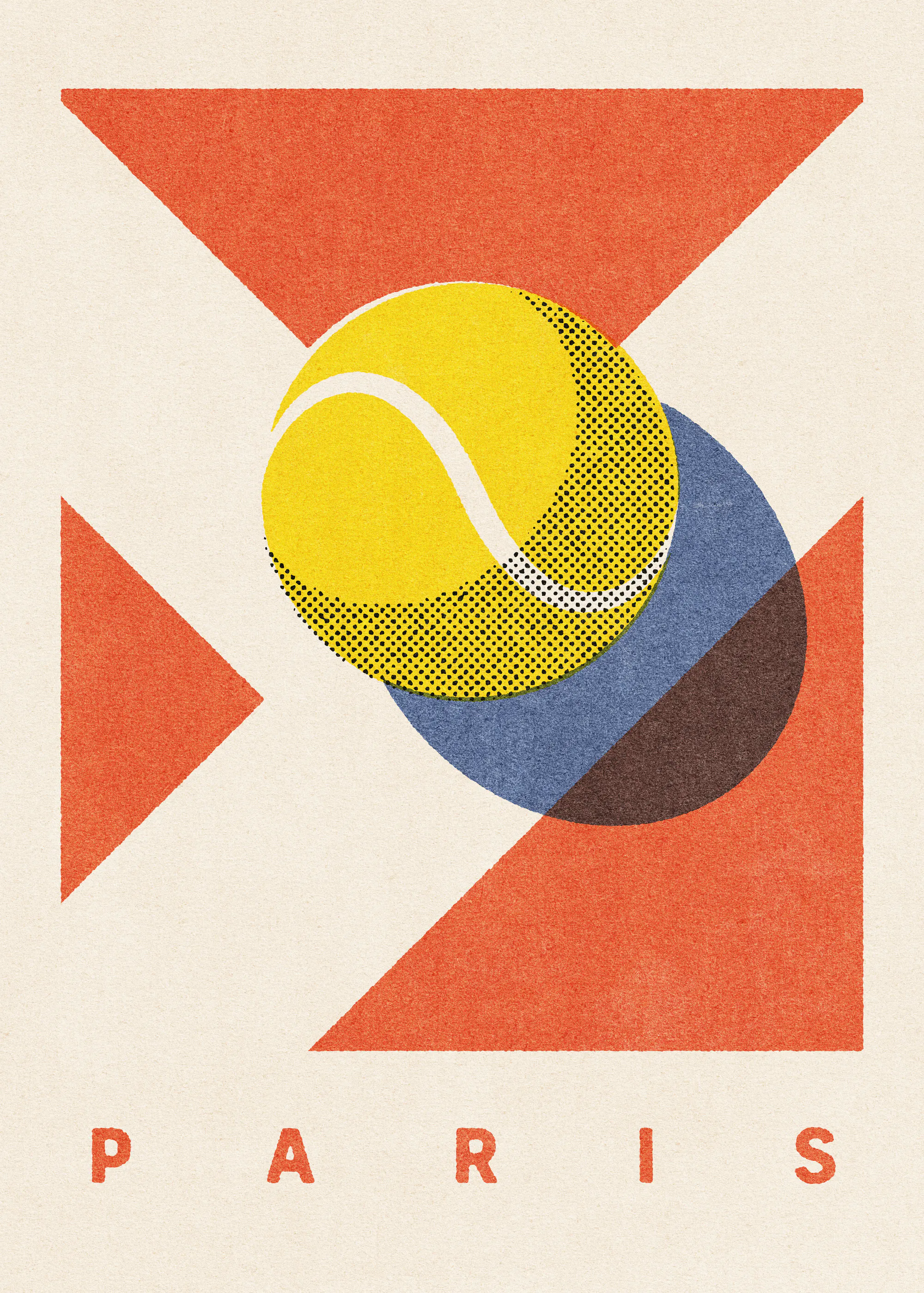 Daniel Coulmann - Paris Tennis Graphic Poster 0