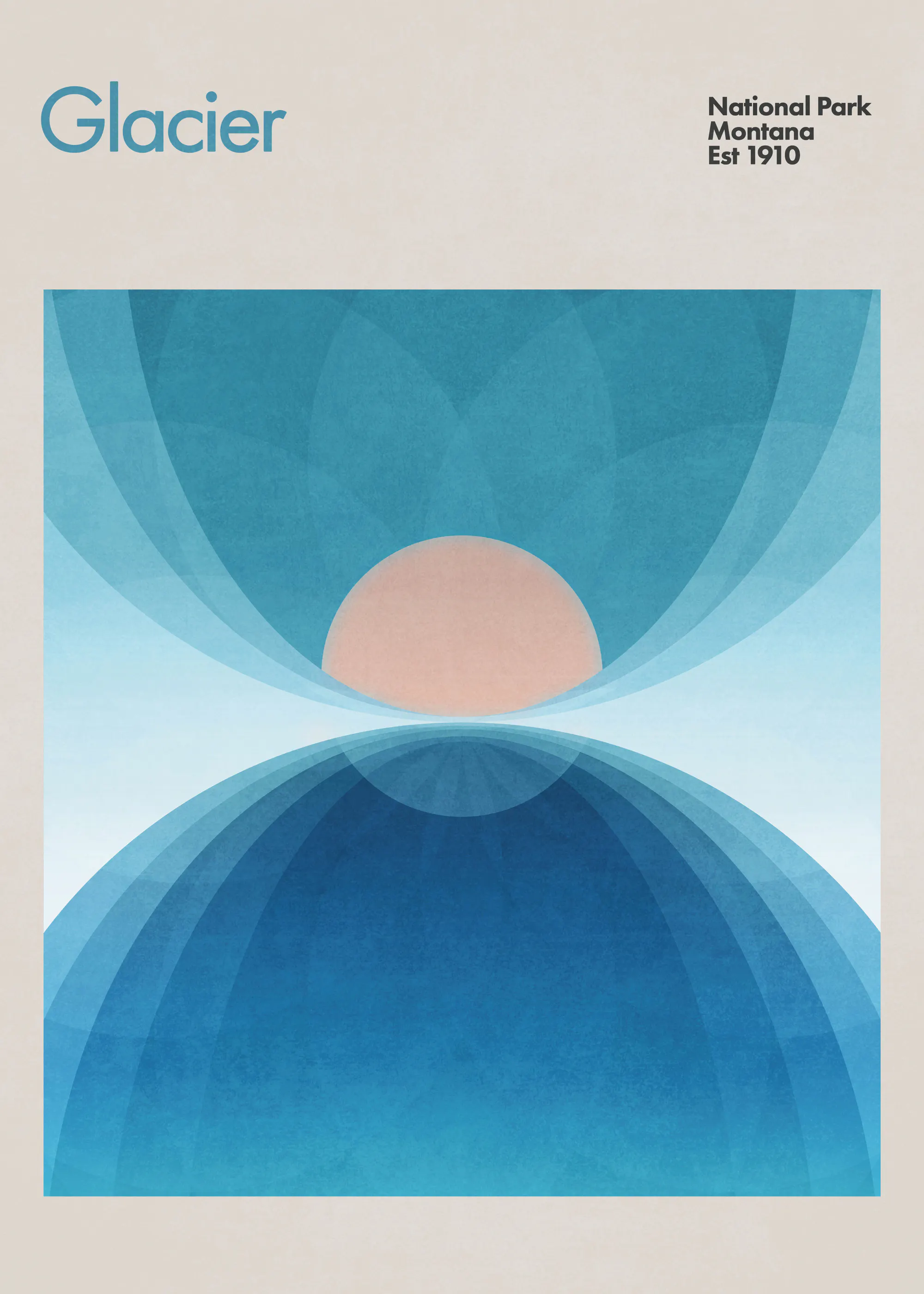 Emel Tunaboylu - Vista Serena del Glaciar Póster 0