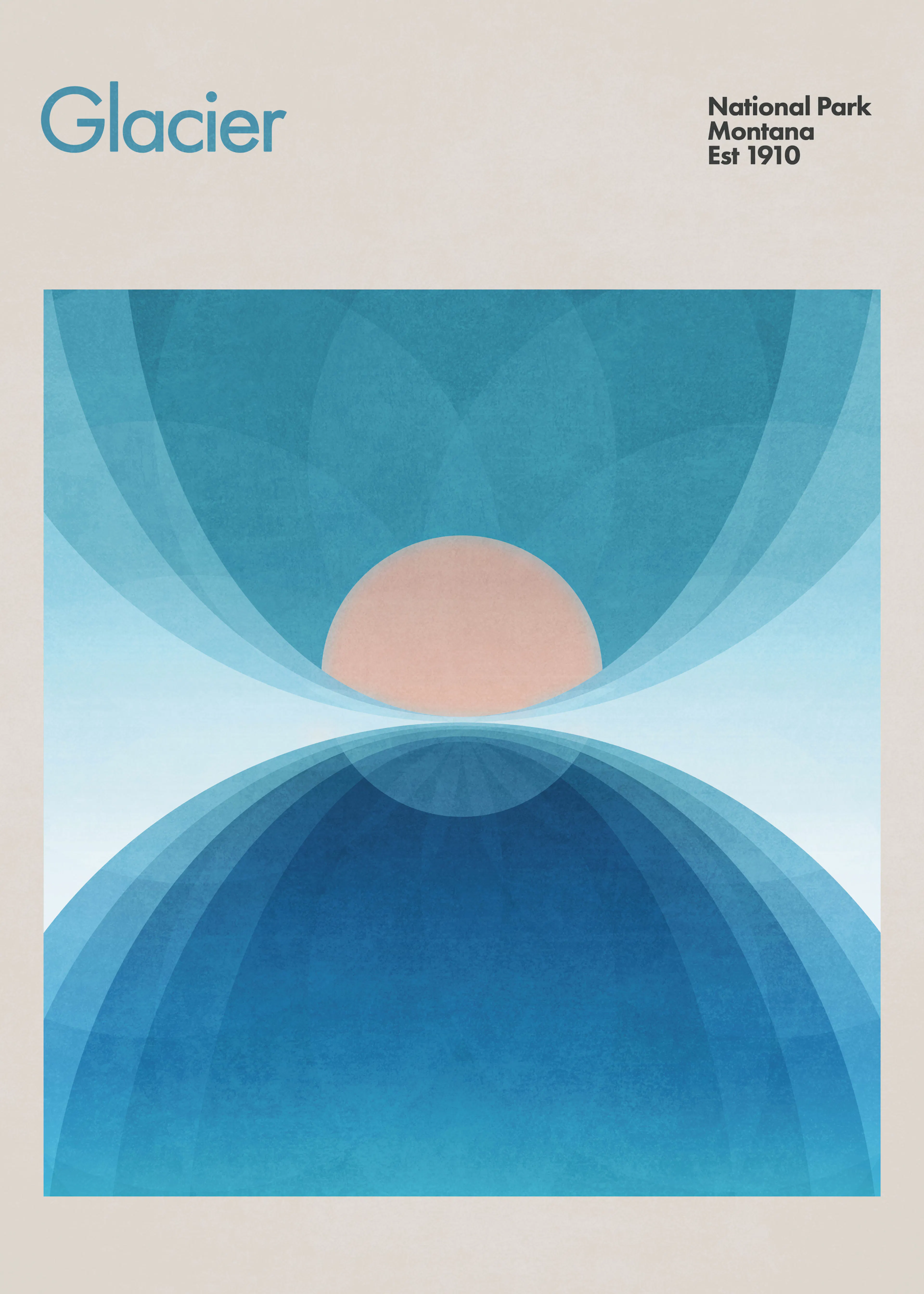 Emel Tunaboylu - Vista Serena del Glaciar Póster 0