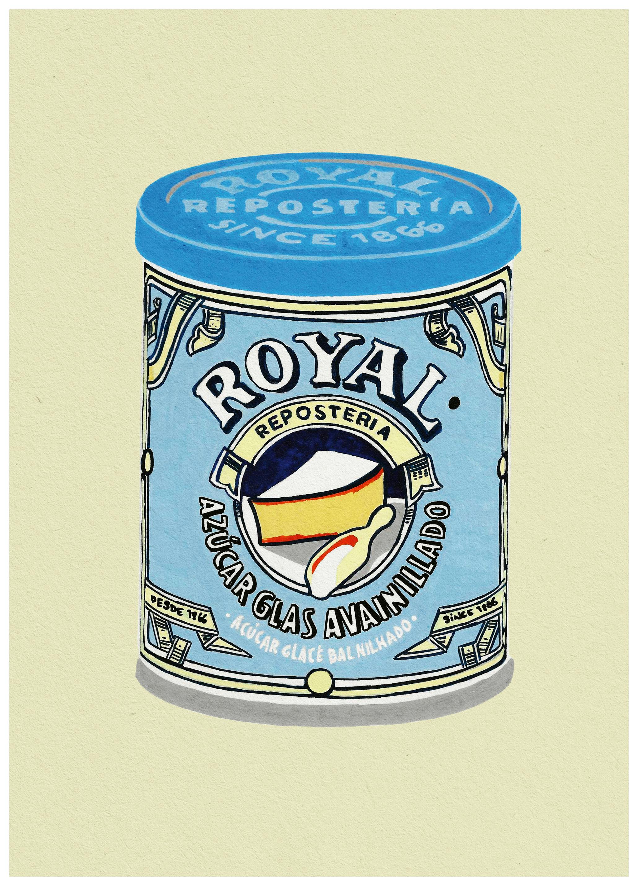 Studio Mandariini - Retro Powdered Sugar Poster (70x100 cm) - Poster Store