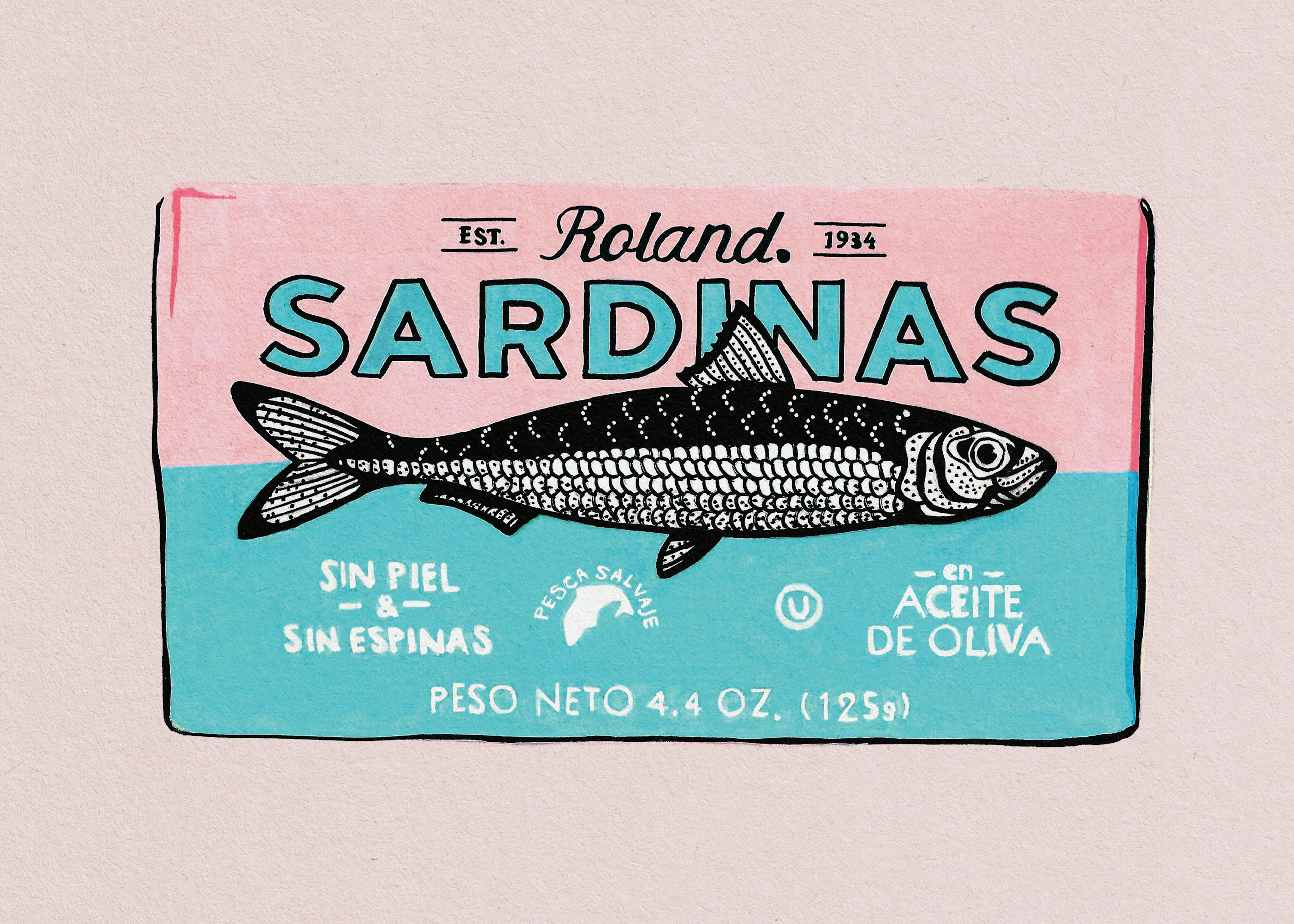 Studio Mandariini - Sardina Vintage Póster 0