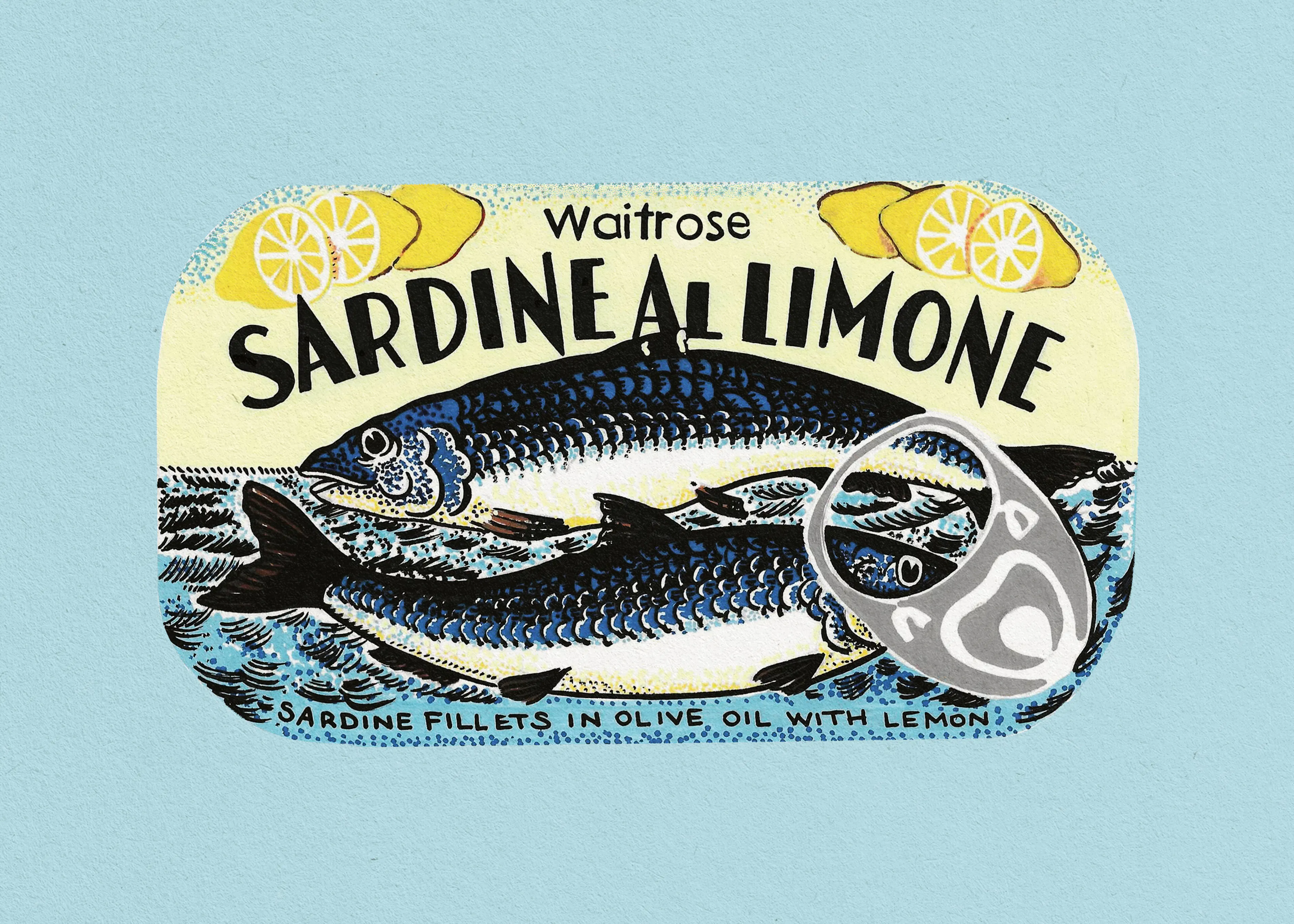 Studio Mandariini - Lata de Sardinas con Limón Póster 0