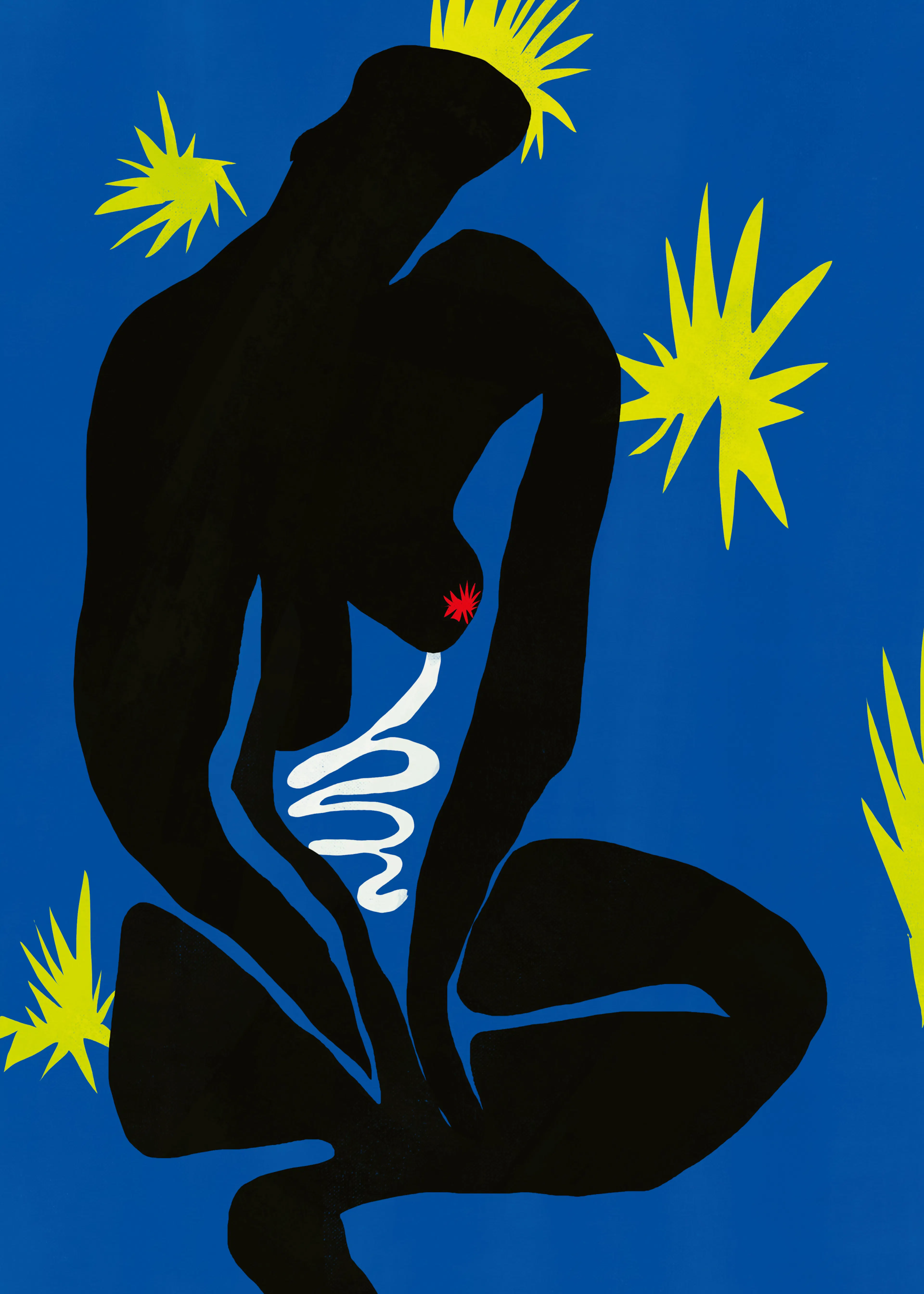 Little Dean - Silueta Desnuda Celestial Póster 0