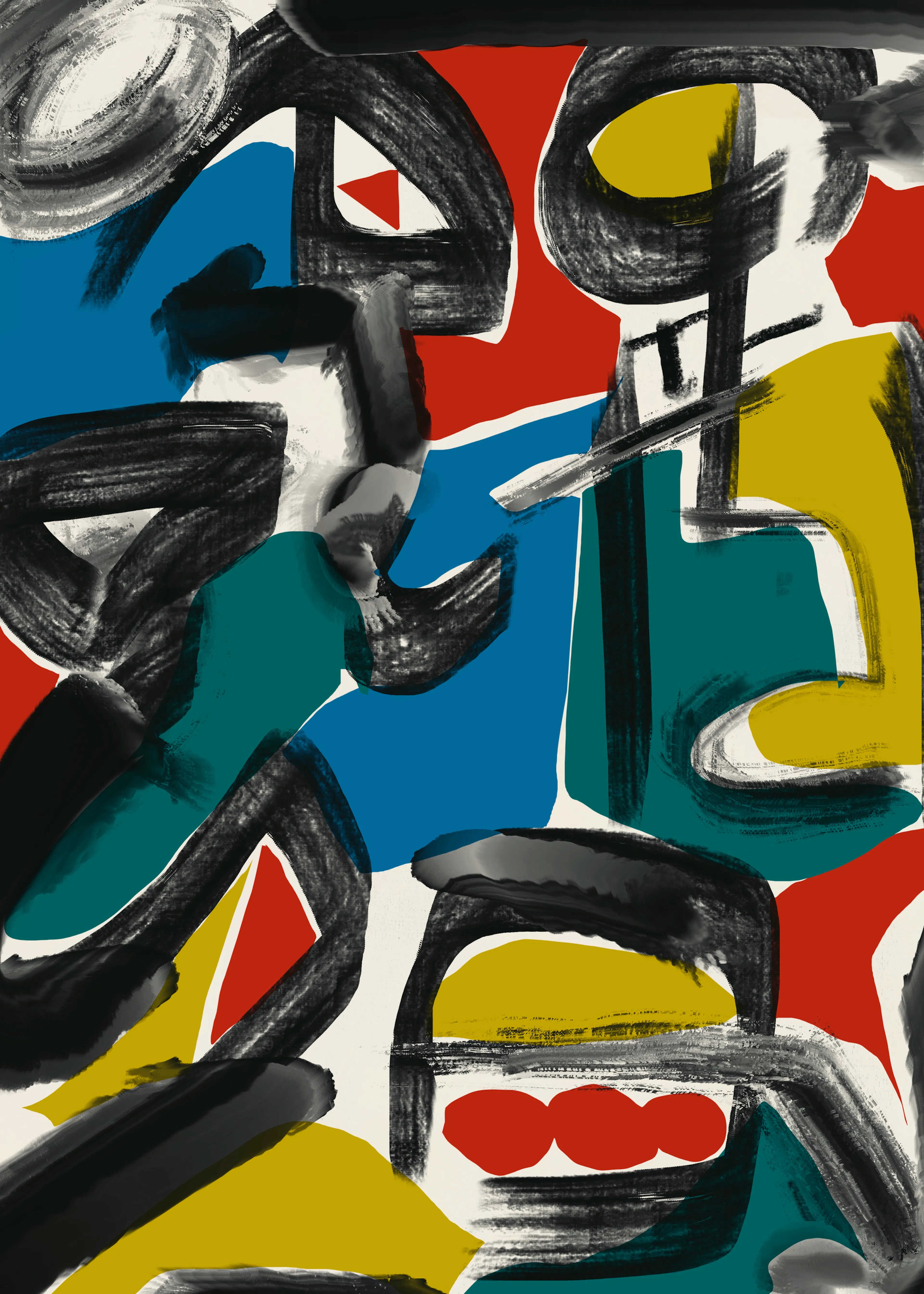 Little Dean - Figuras Abstractas Modernas Póster 0