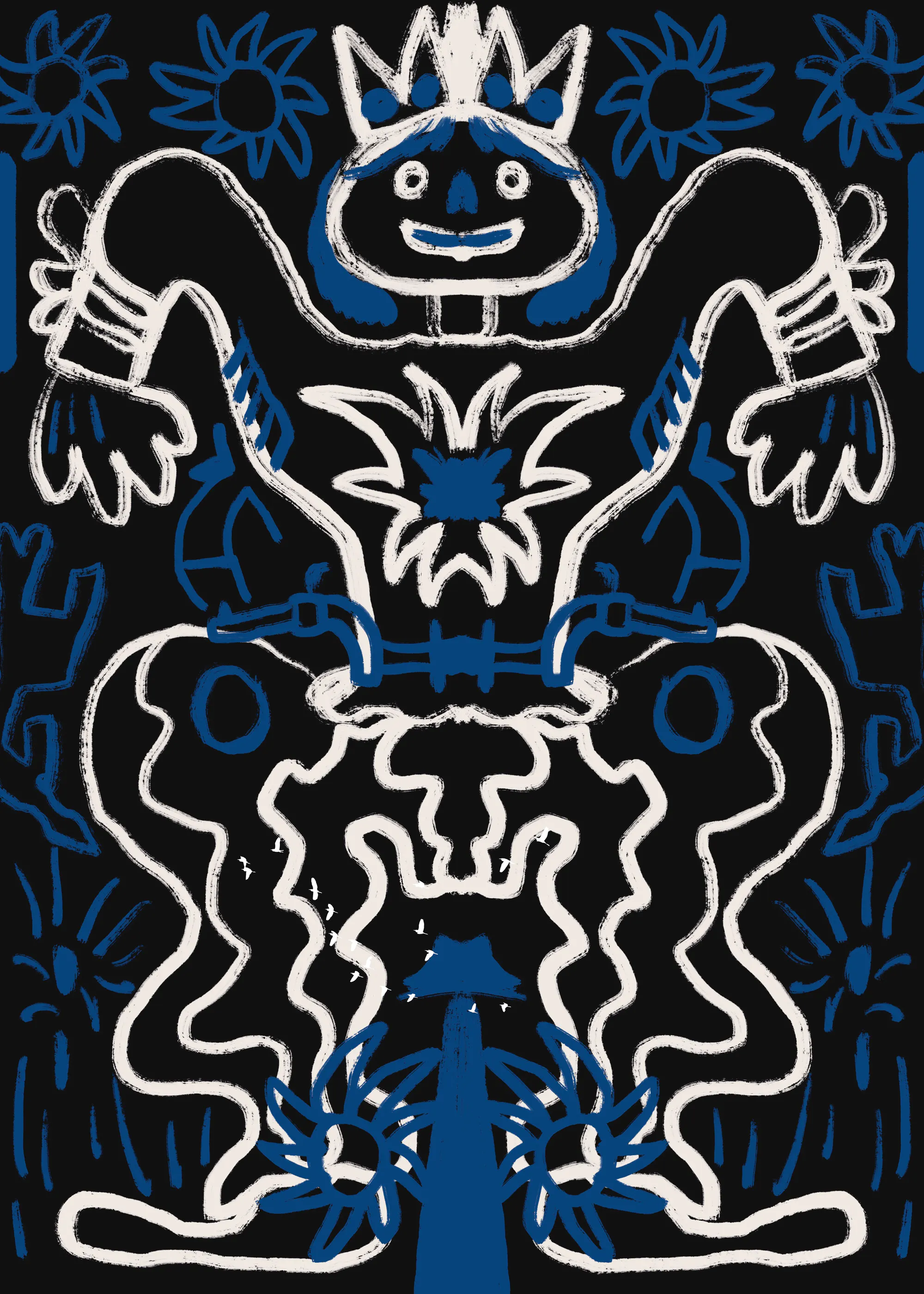Little Dean - Crowned Tribal Spirit Poster 0