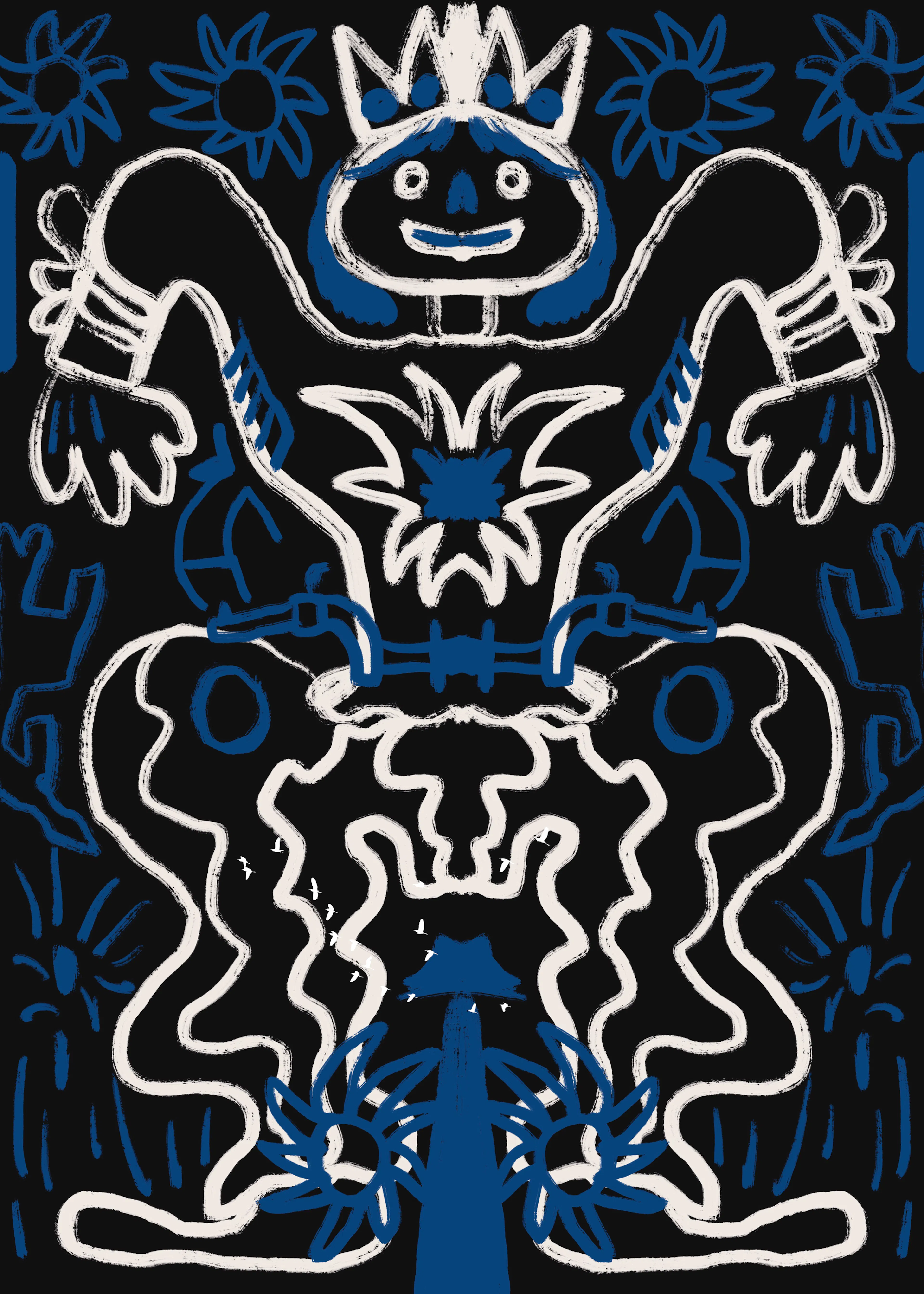 Little Dean - Crowned Tribal Spirit Poster 0