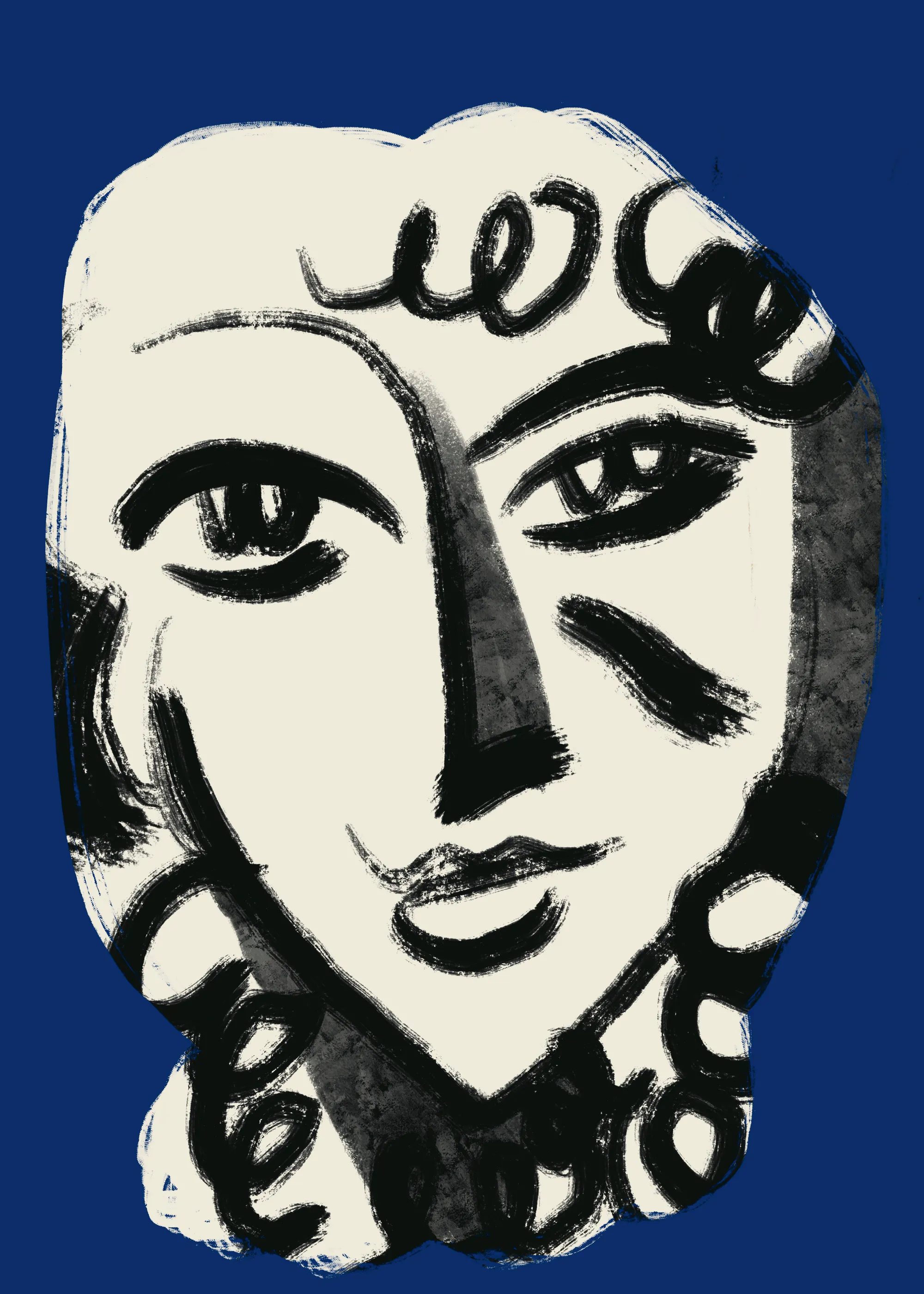 Little Dean - Rostro Abstracto Audaz Póster 0