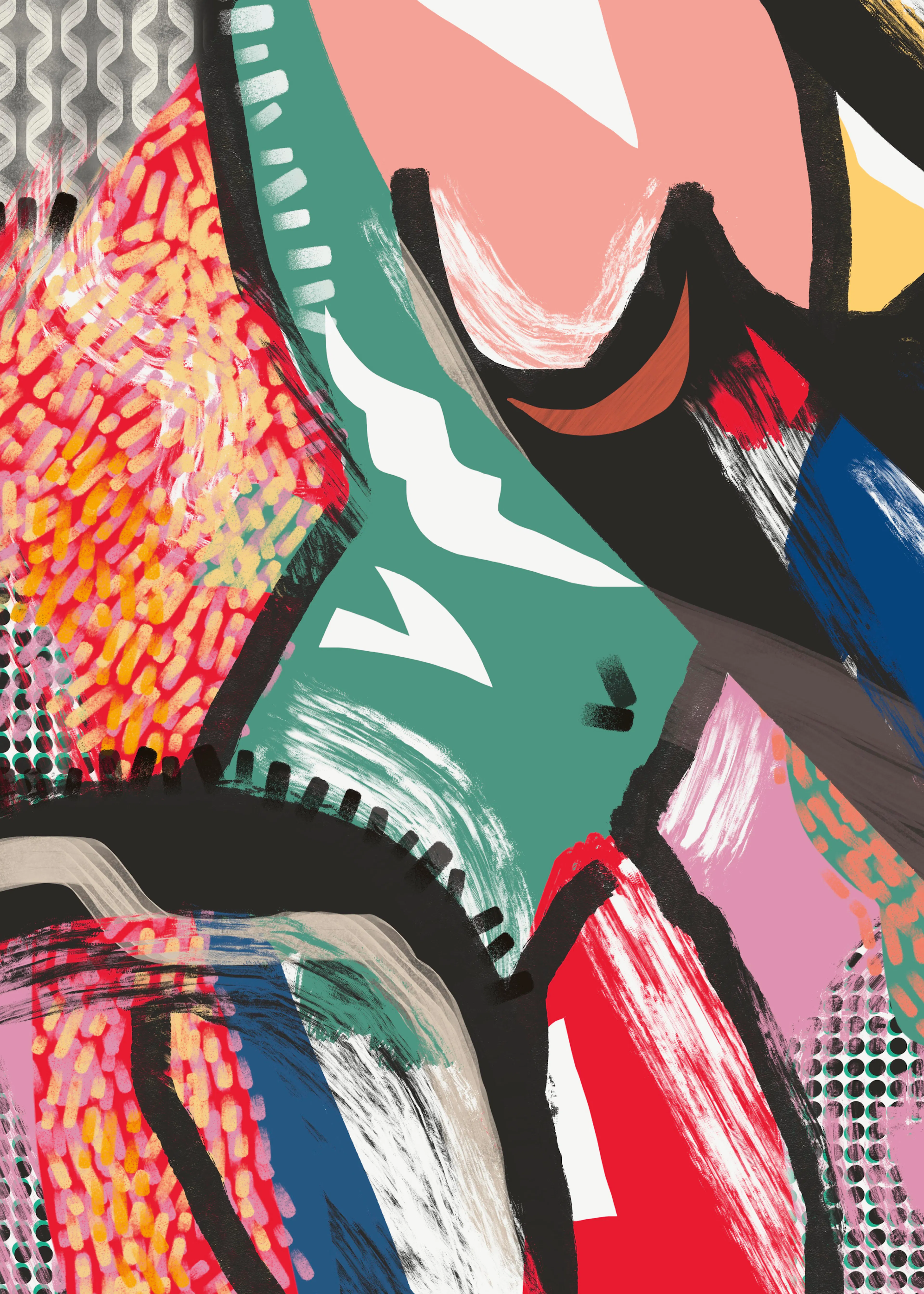 Little Dean - Geometría Abstracta Colorida Póster 0
