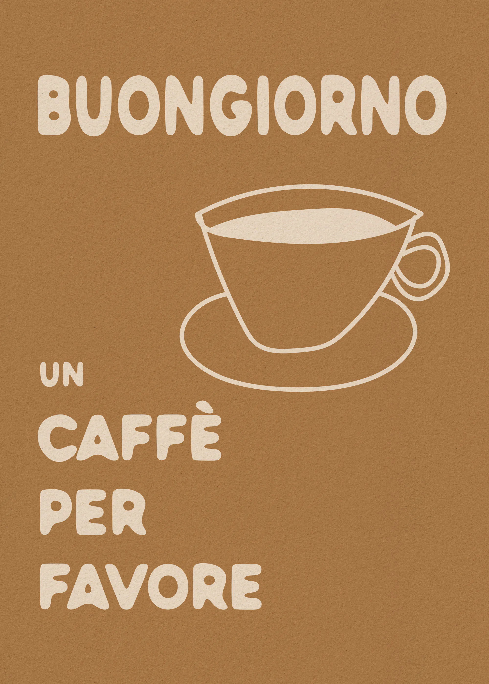 Andreas Magnusson - Buongiorno Taza de Café Póster 0