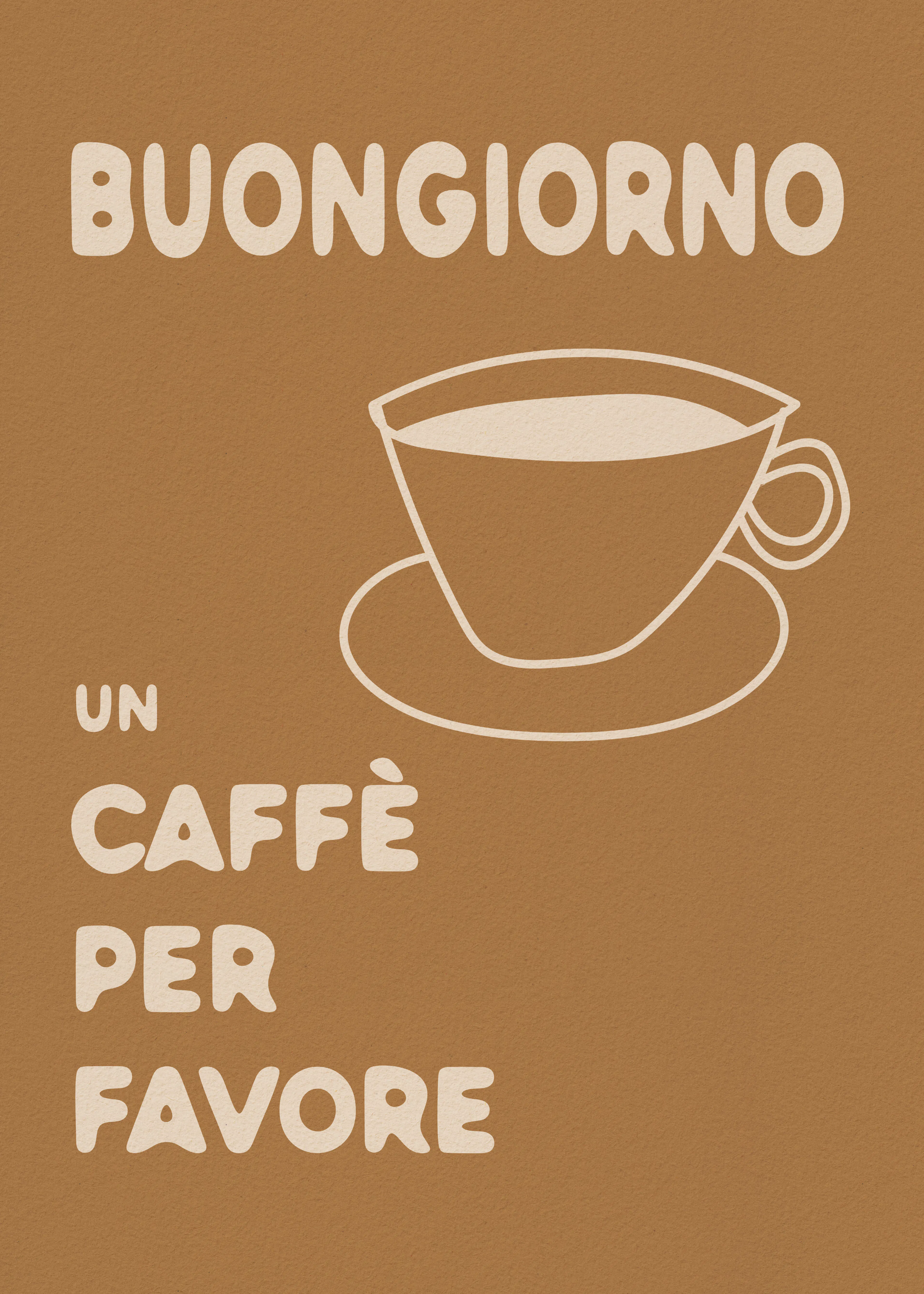 Andreas Magnusson - Buongiorno Taza de Café Póster 0