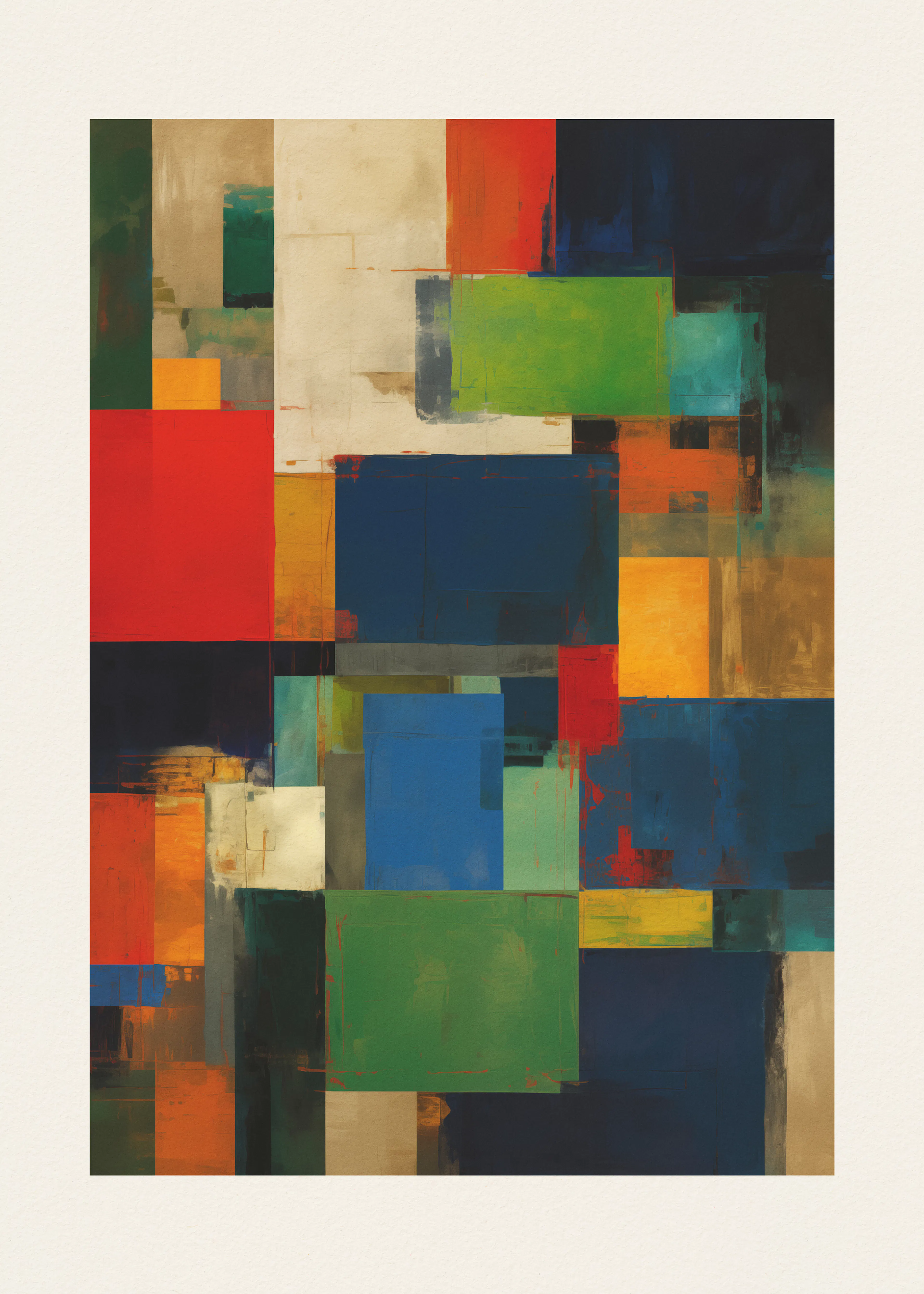 Andreas Magnusson - Bloques de Color Vibrantes Póster 0