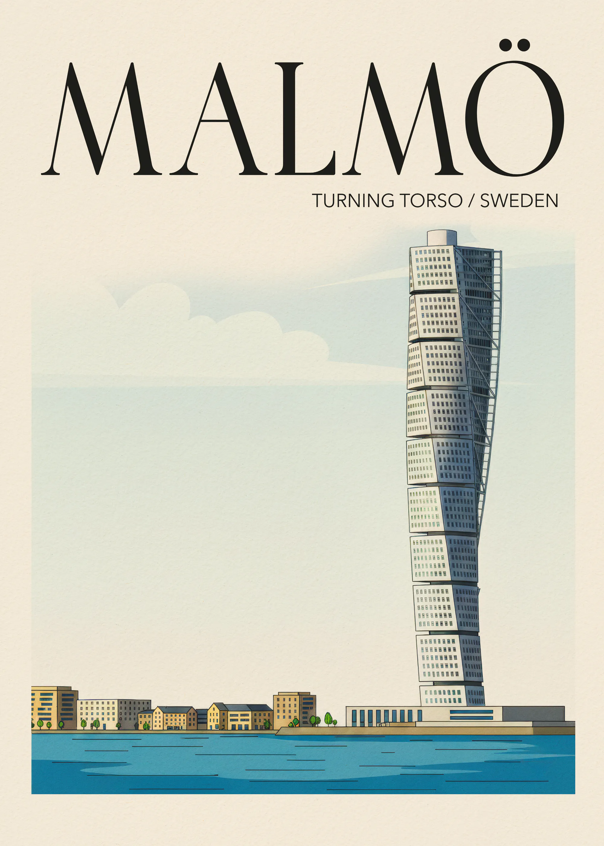 Andreas Magnusson - Póster de Viaje de Malmö Póster 0