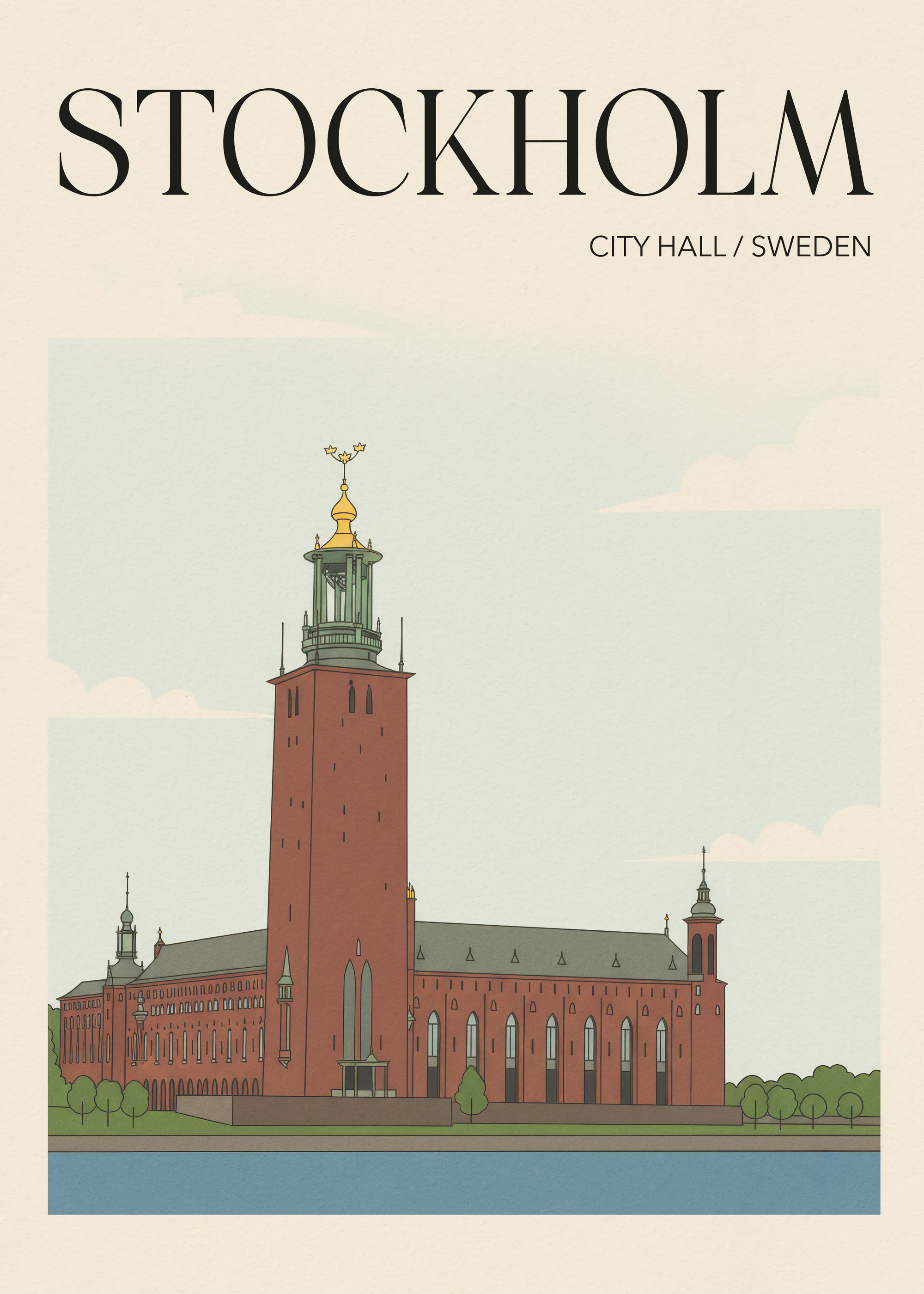 Andreas Magnusson - Ayuntamiento de Estocolmo Póster 0