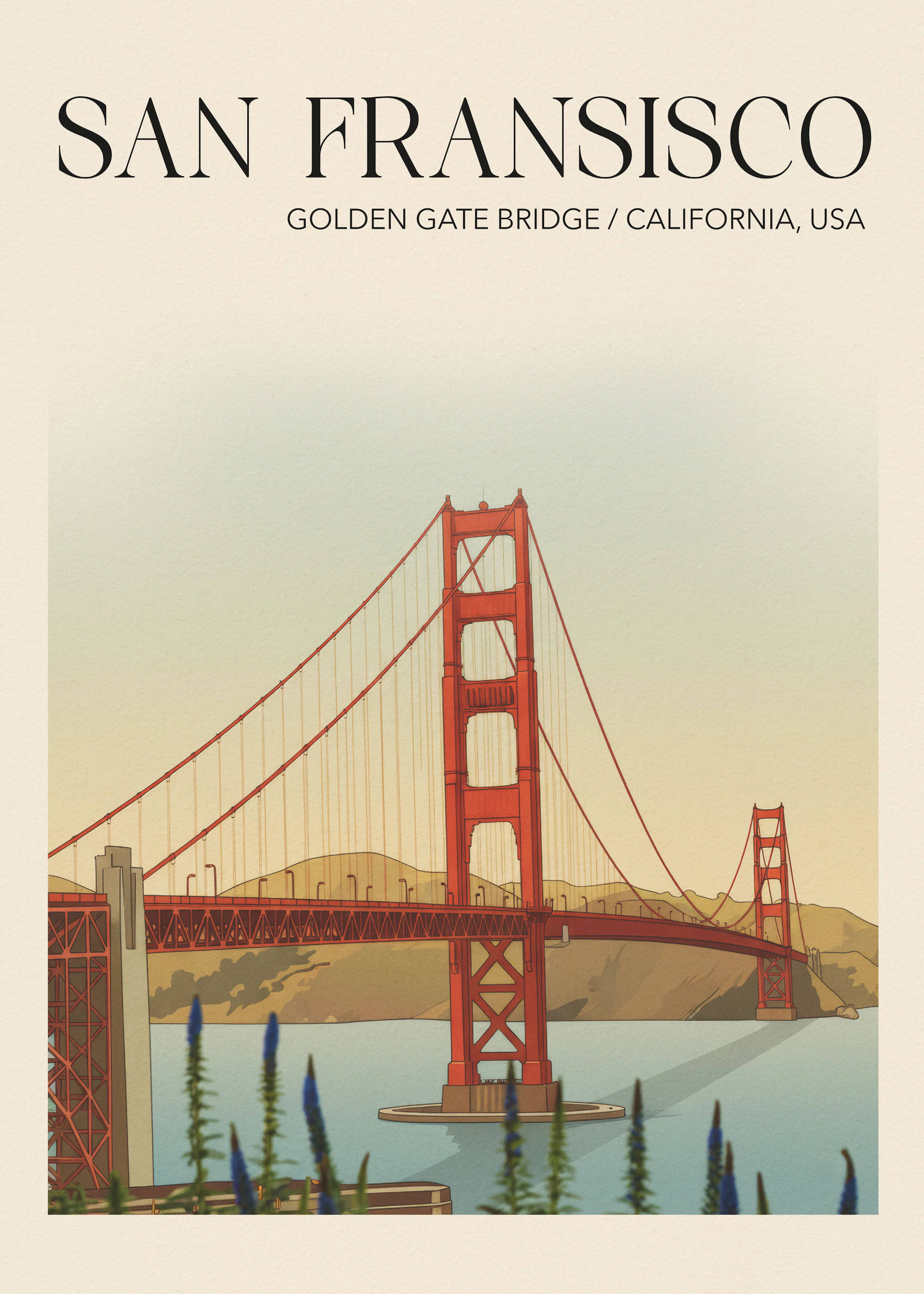 Andreas Magnusson - Golden Gate Bridge de California Póster 0