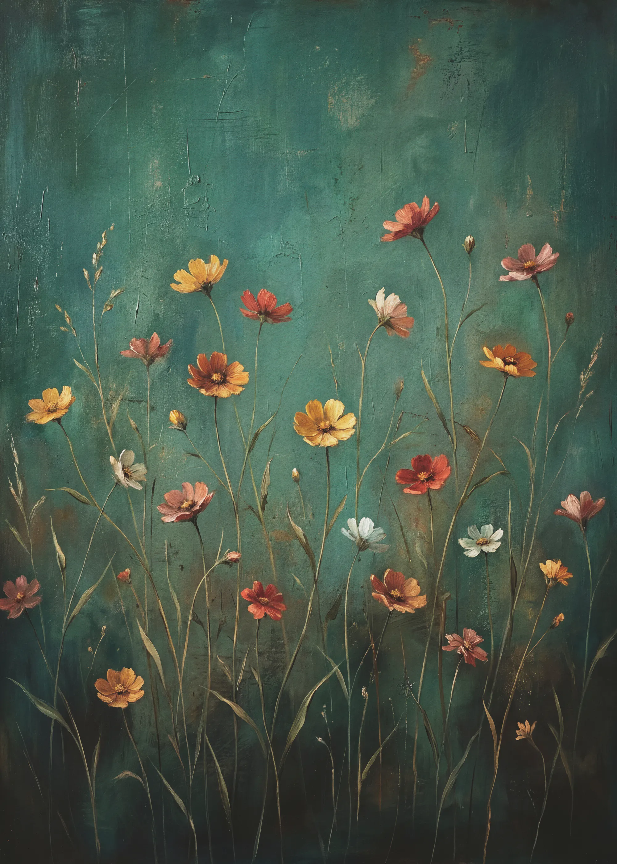 Andreas Magnusson - Flores Silvestres Coloridas Póster 0