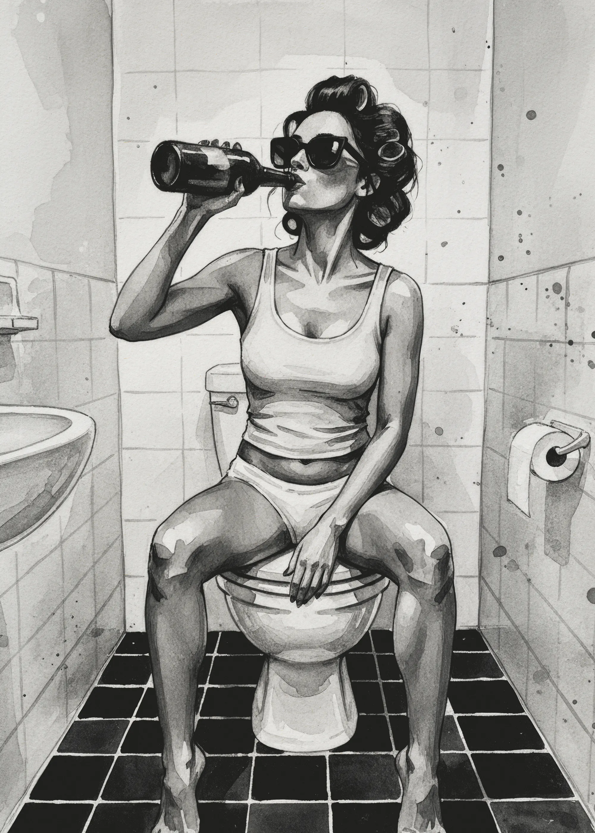 Andreas Magnusson - Estilo de Botella de Baño Póster 0