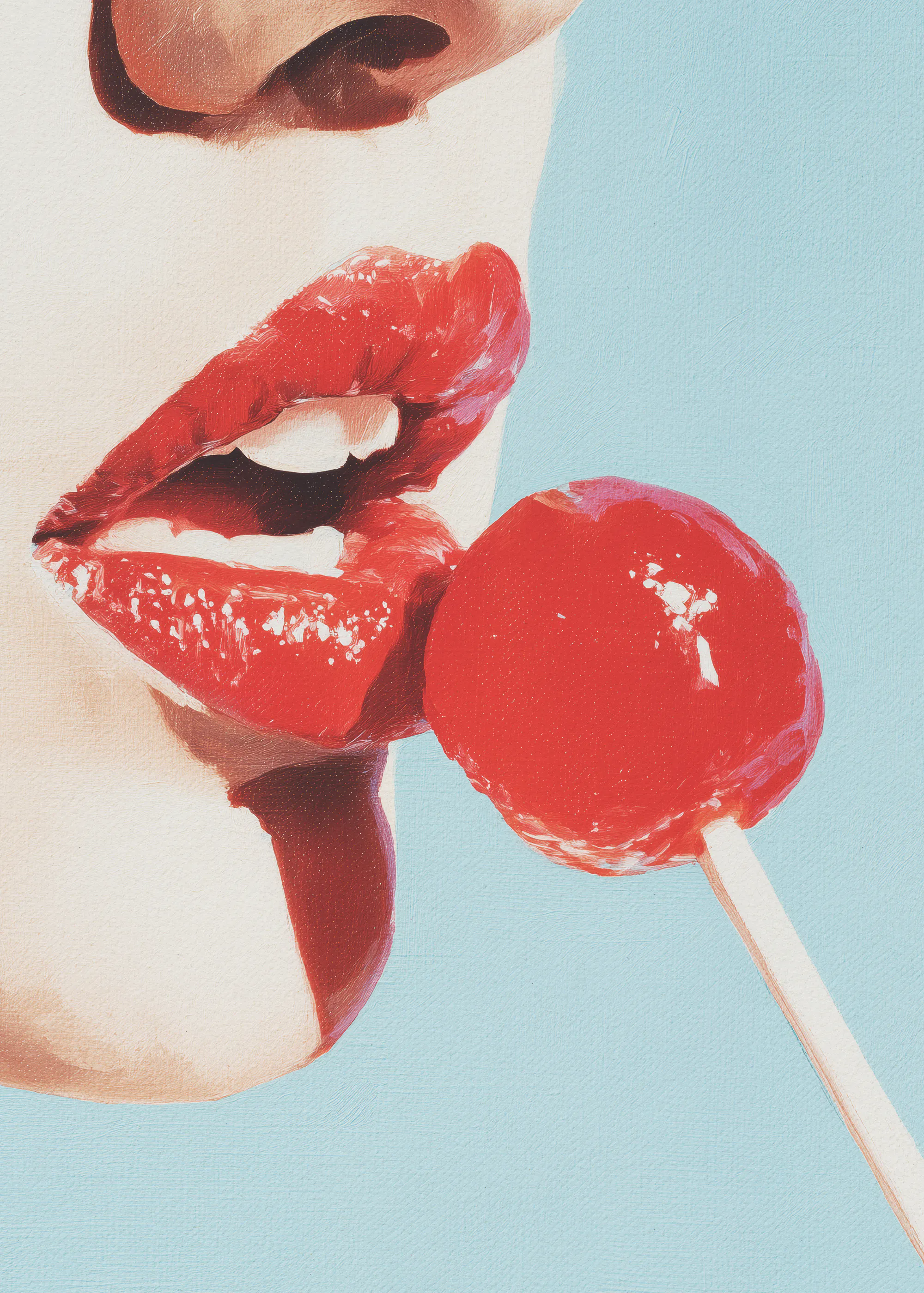 Andreas Magnusson - Labios de Piruleta Póster 0