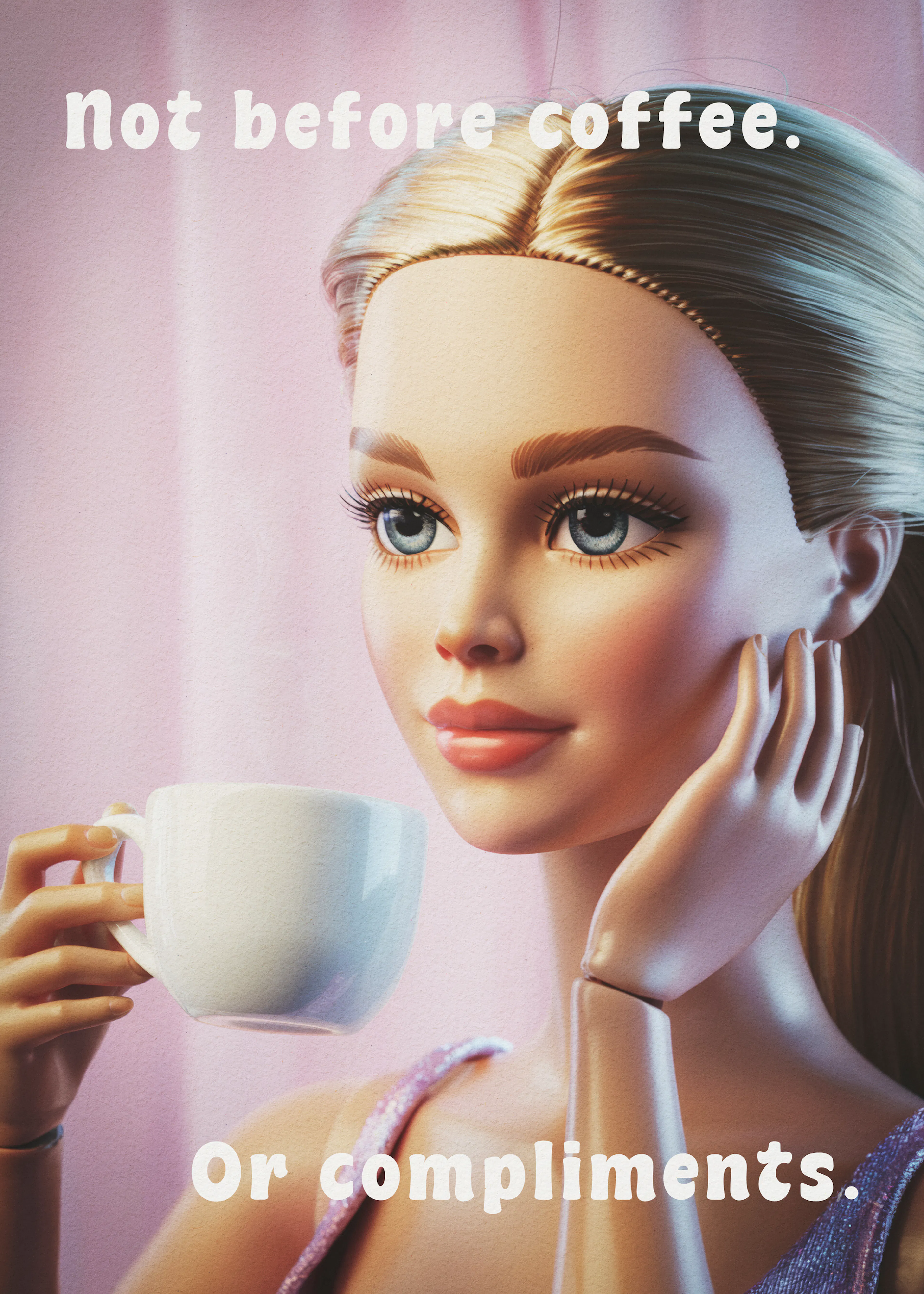 Andreas Magnusson - Muñeca y Café de la Mañana Póster 0
