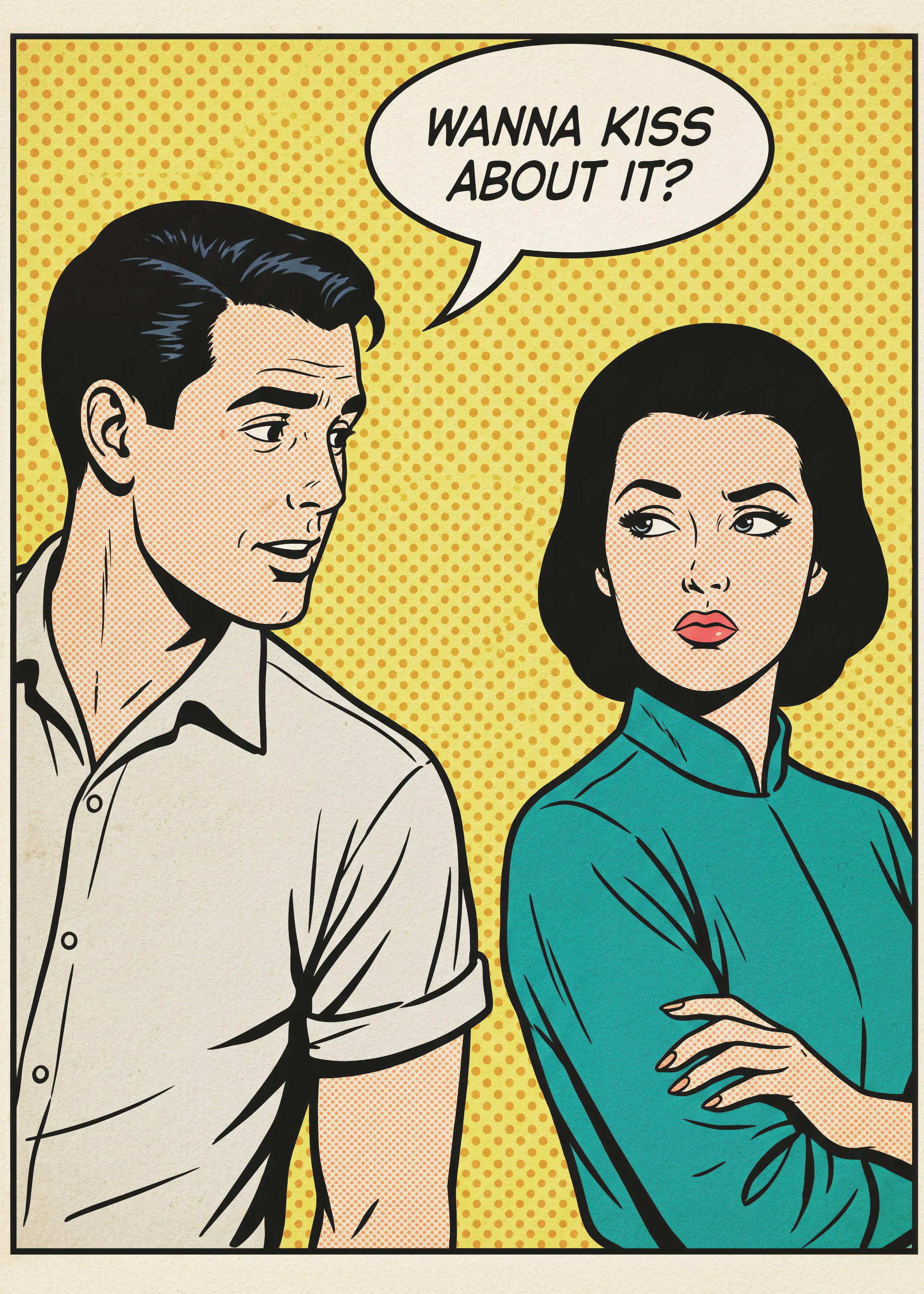Andreas Magnusson - Propuesta de Beso Retro Póster 0
