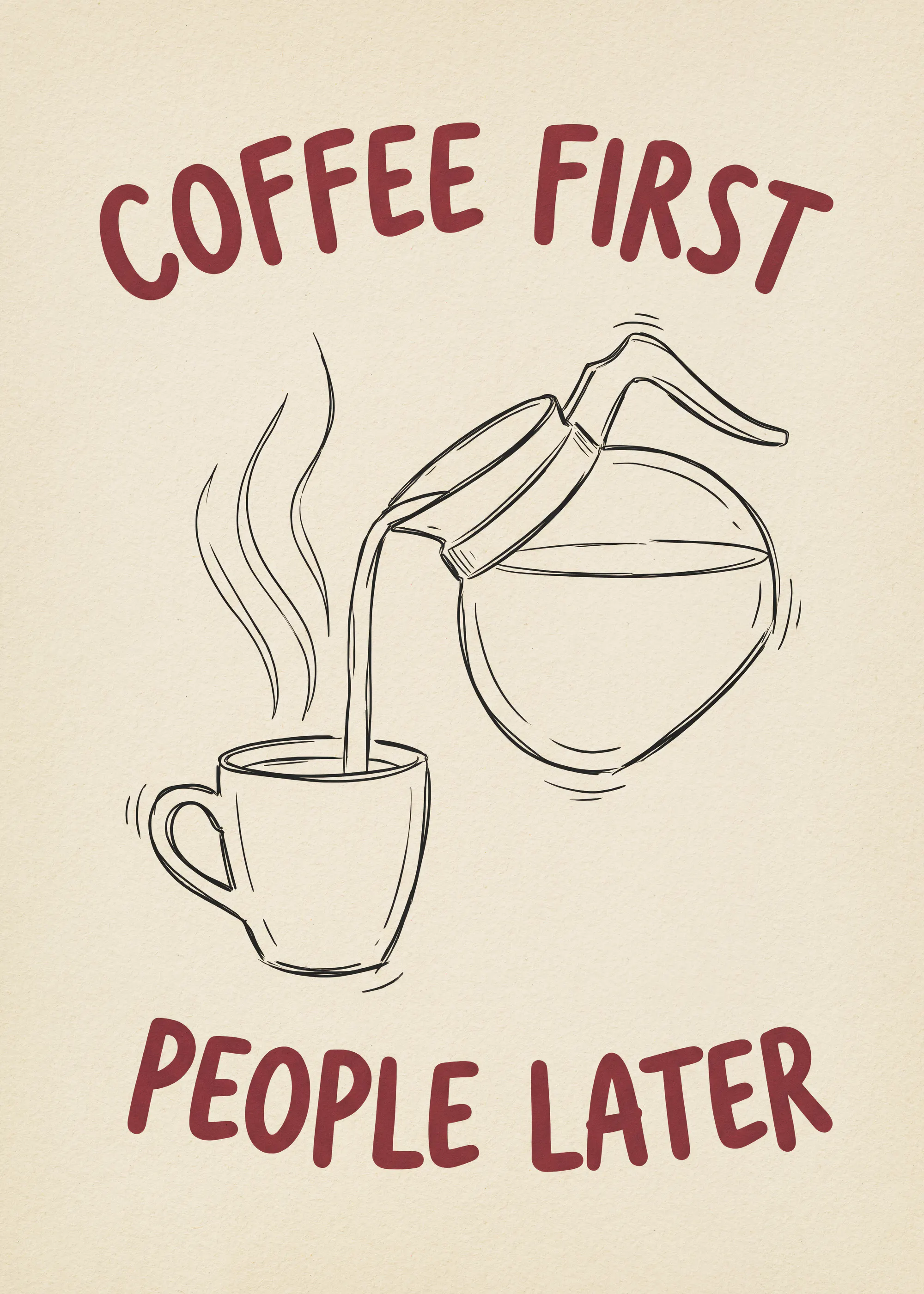 Andreas Magnusson - Primero el Café, Después la Gente Póster 0