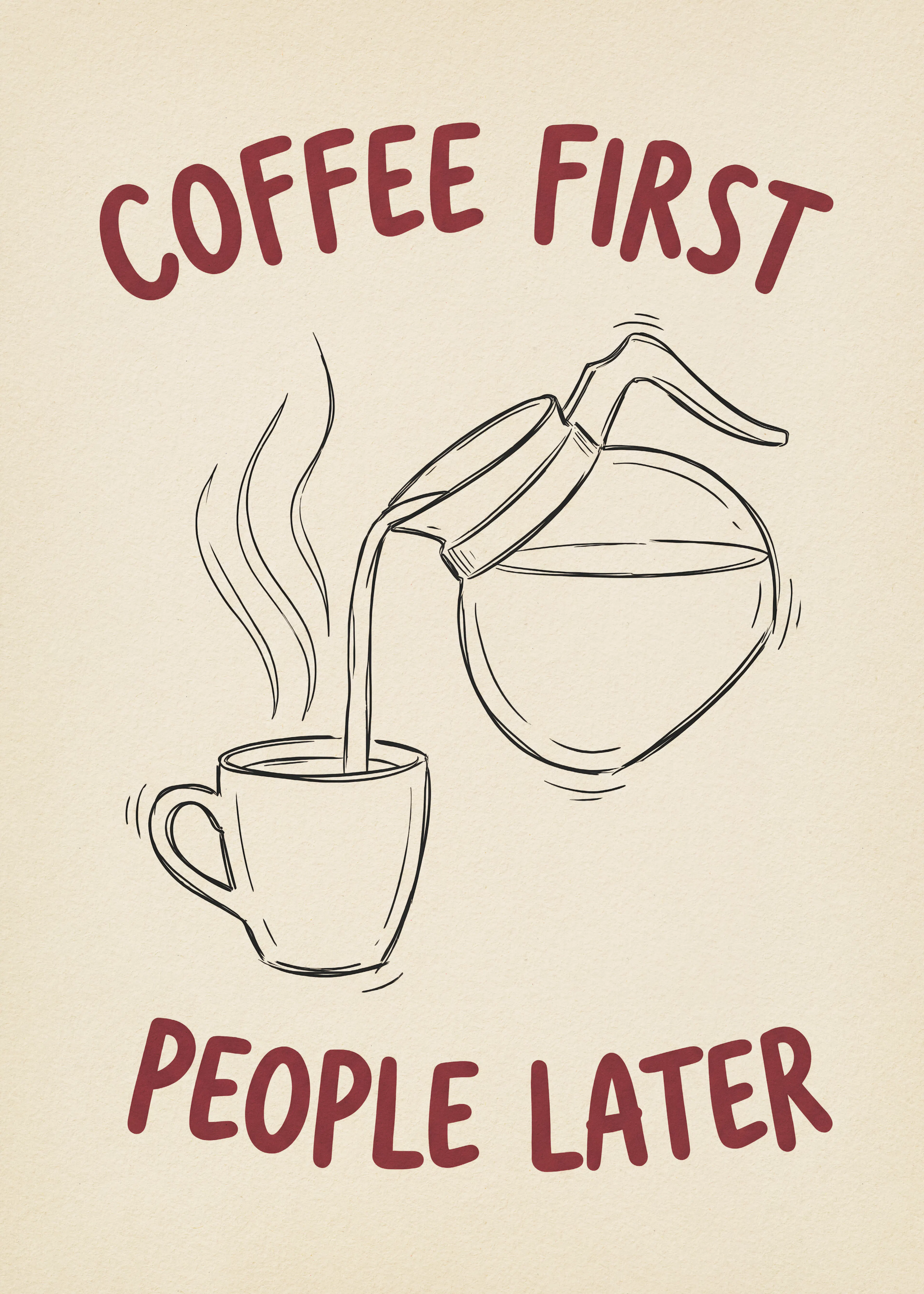 Andreas Magnusson - Primero el Café, Después la Gente Póster 0