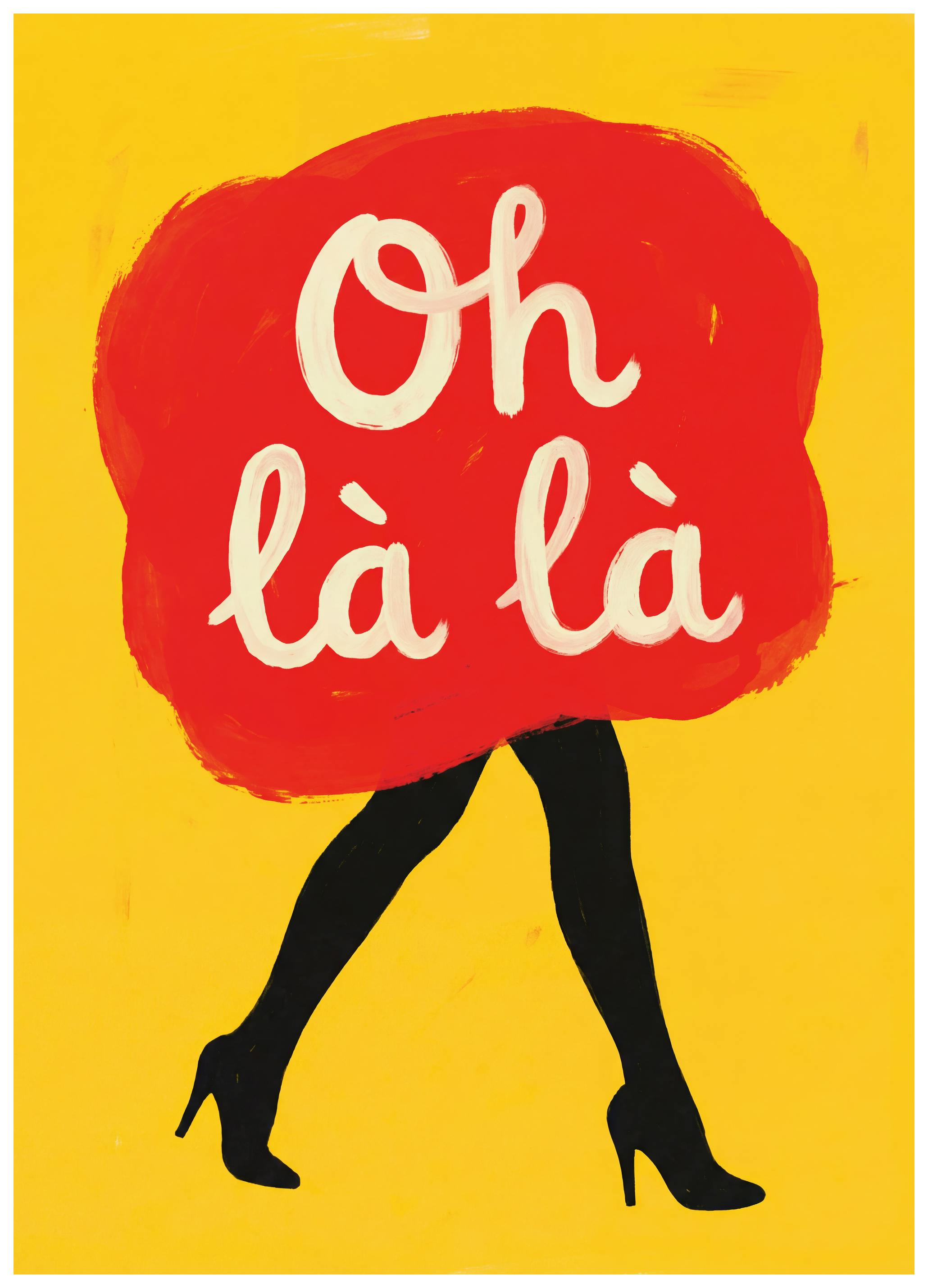 Andreas Magnusson - Oh Là Là Fashion Legs Poster (13x18 cm) - Poster Store