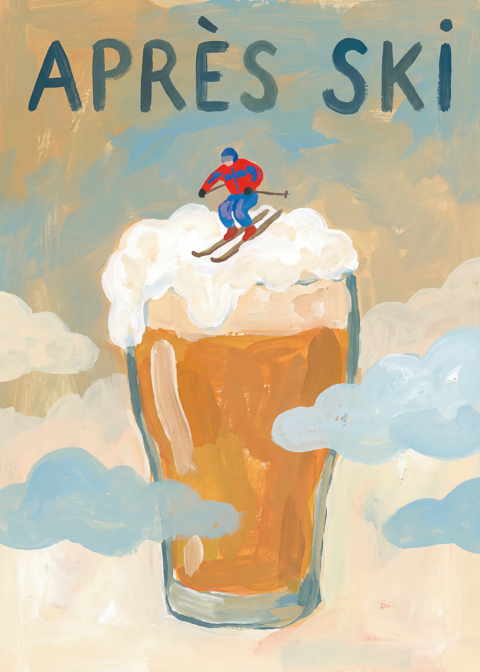 Andreas Magnusson - Après Ski Cerveza Póster 0