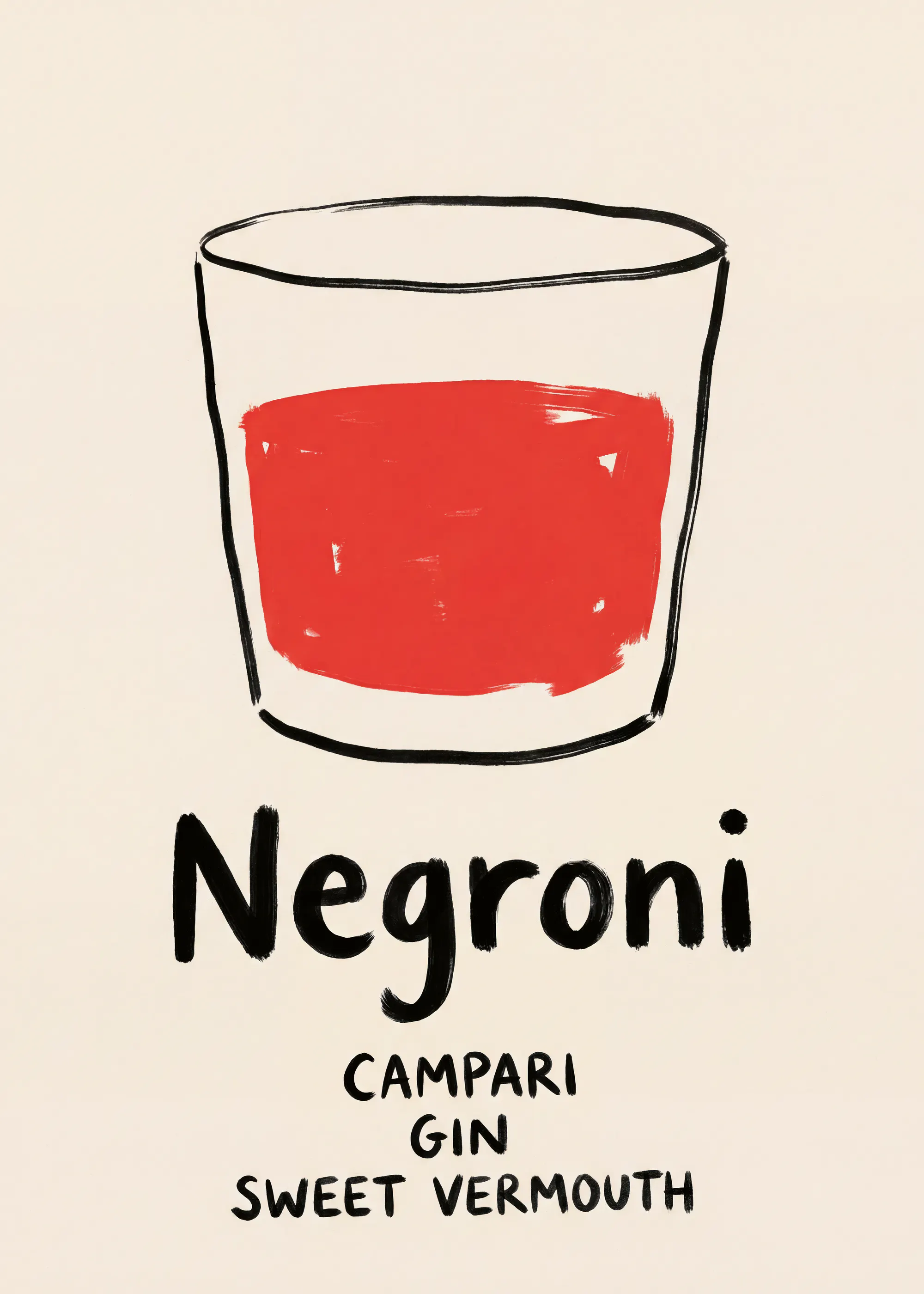 Andreas Magnusson - Cóctel Negroni Clásico Póster 0