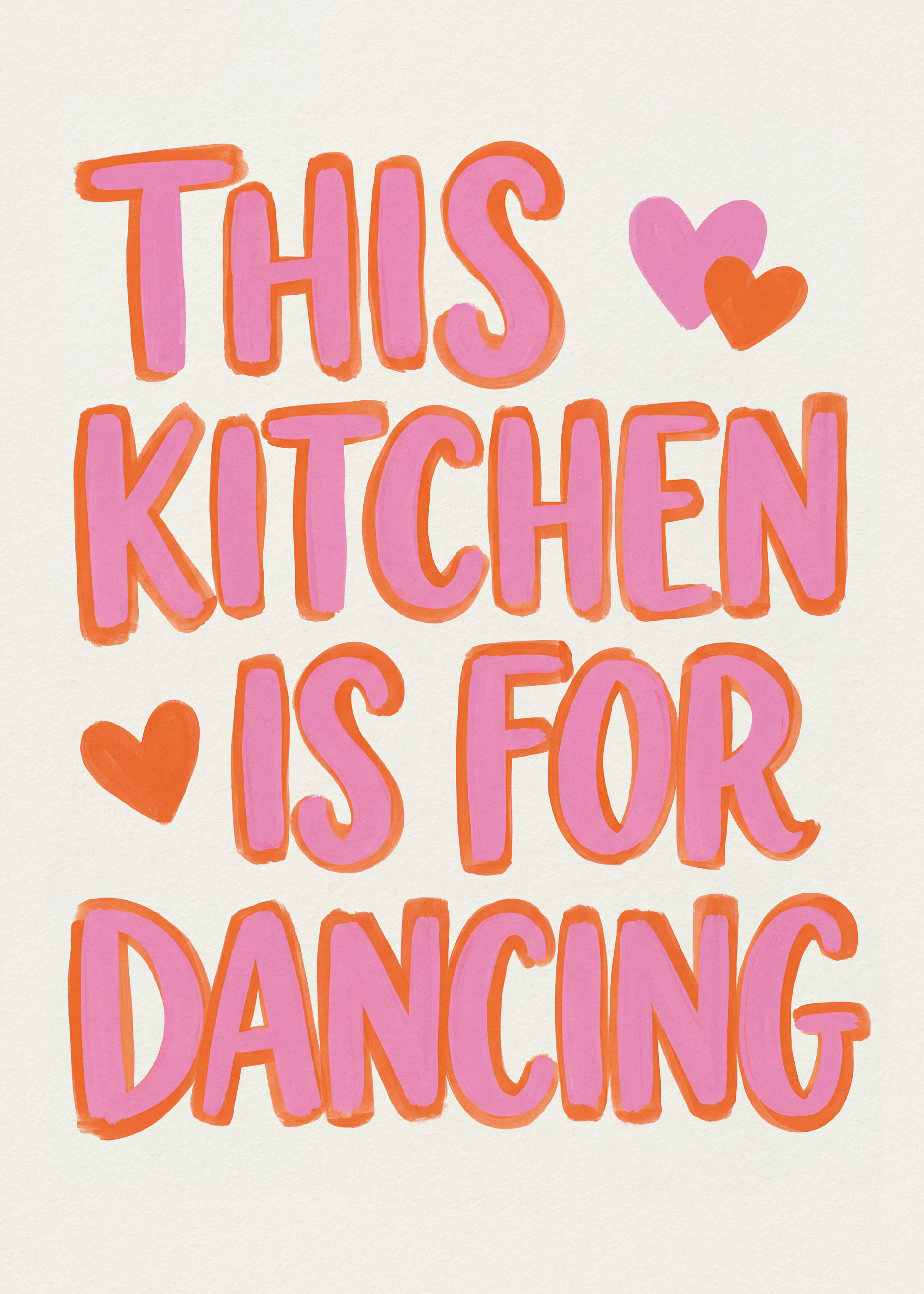 Andreas Magnusson - Frase Bailar en la Cocina con Corazón Póster 0